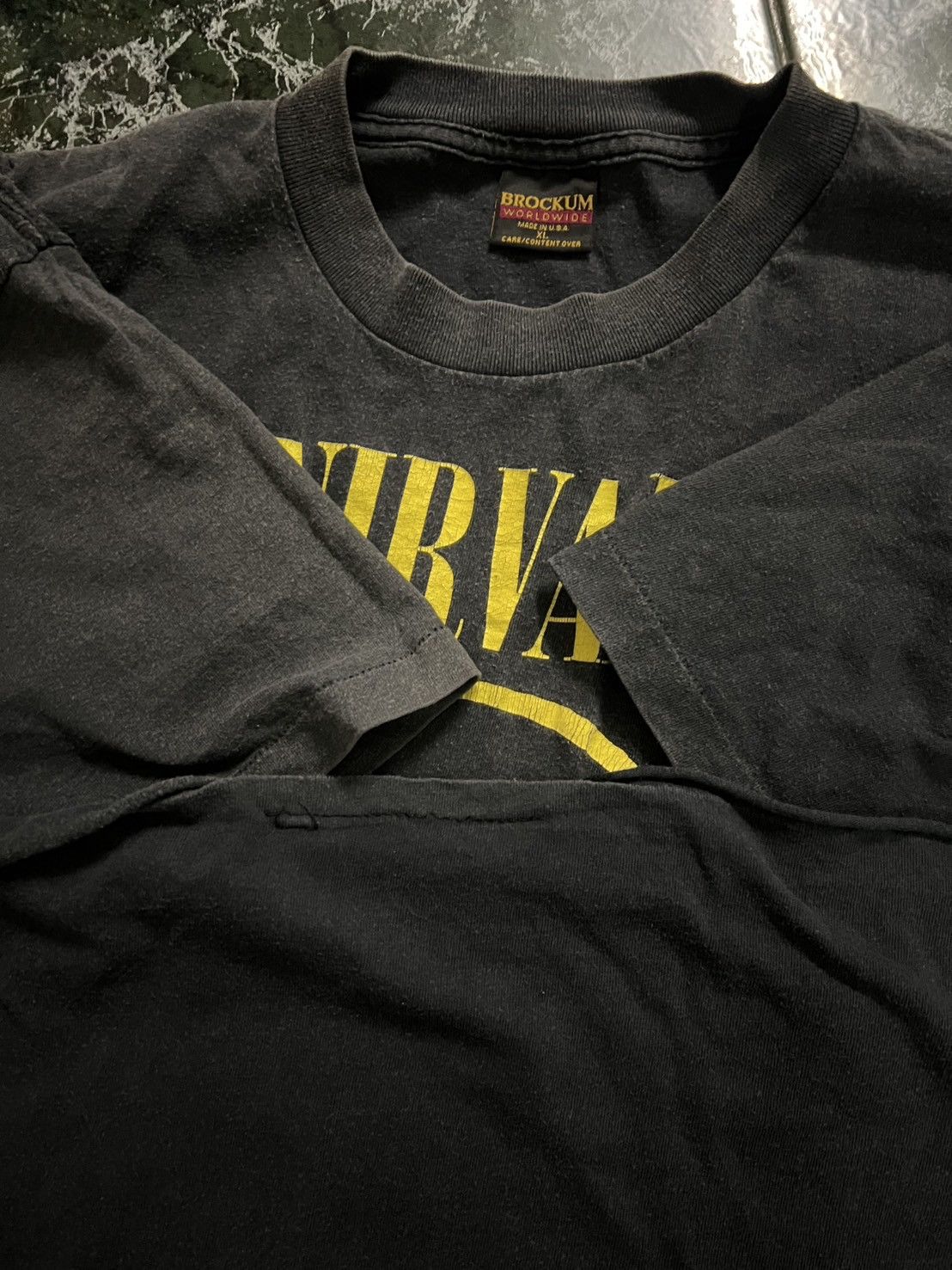 Nirvana Nirvana ( Smiley 1992 BROCKUM ) T Shirt Size US XL / EU 56 / 4 - 3 Thumbnail