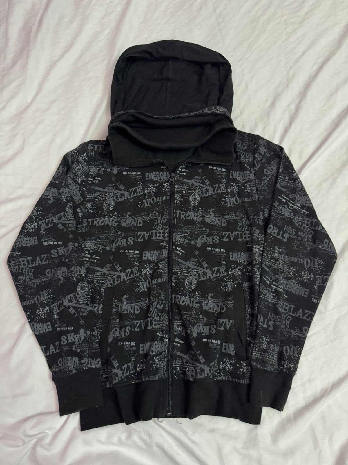 14th Addiction × If Six Was Nine × KMRii Japanese Over Crazy Poems Grunge Punk Hoodie Size US L / EU 52-54 / 3 - 2 Thumbnail