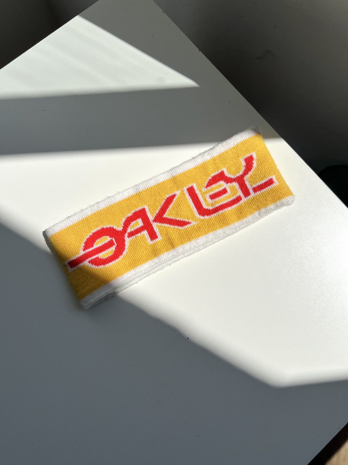 Oakley × Vintage Oakley Vintage Big Logo Headband Size ONE SIZE - 4 Thumbnail