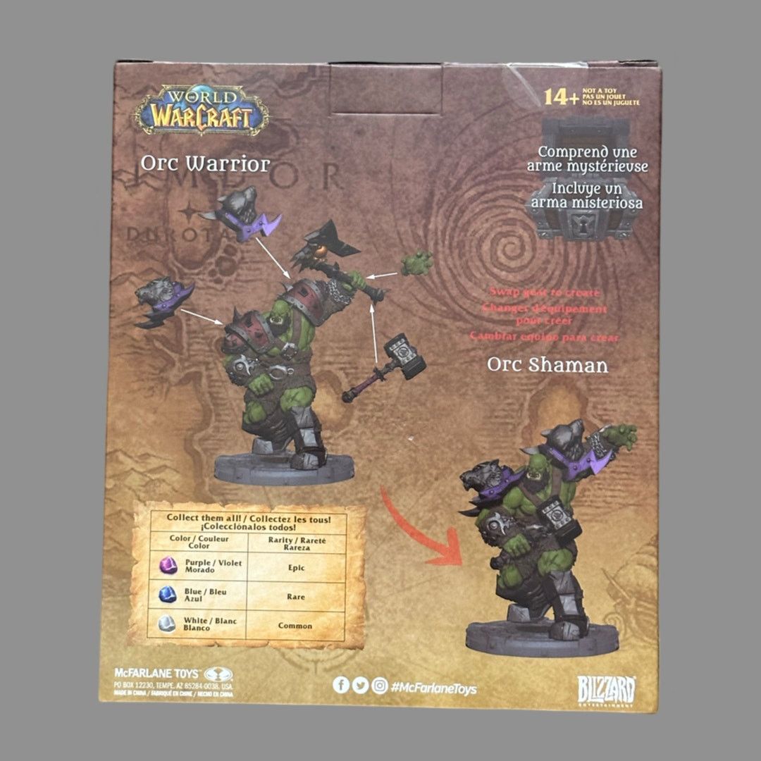 Other World of Warcraft Orc:McFarlane Toys Warrior/Shaman (Common) Size ONE SIZE - 3 Thumbnail