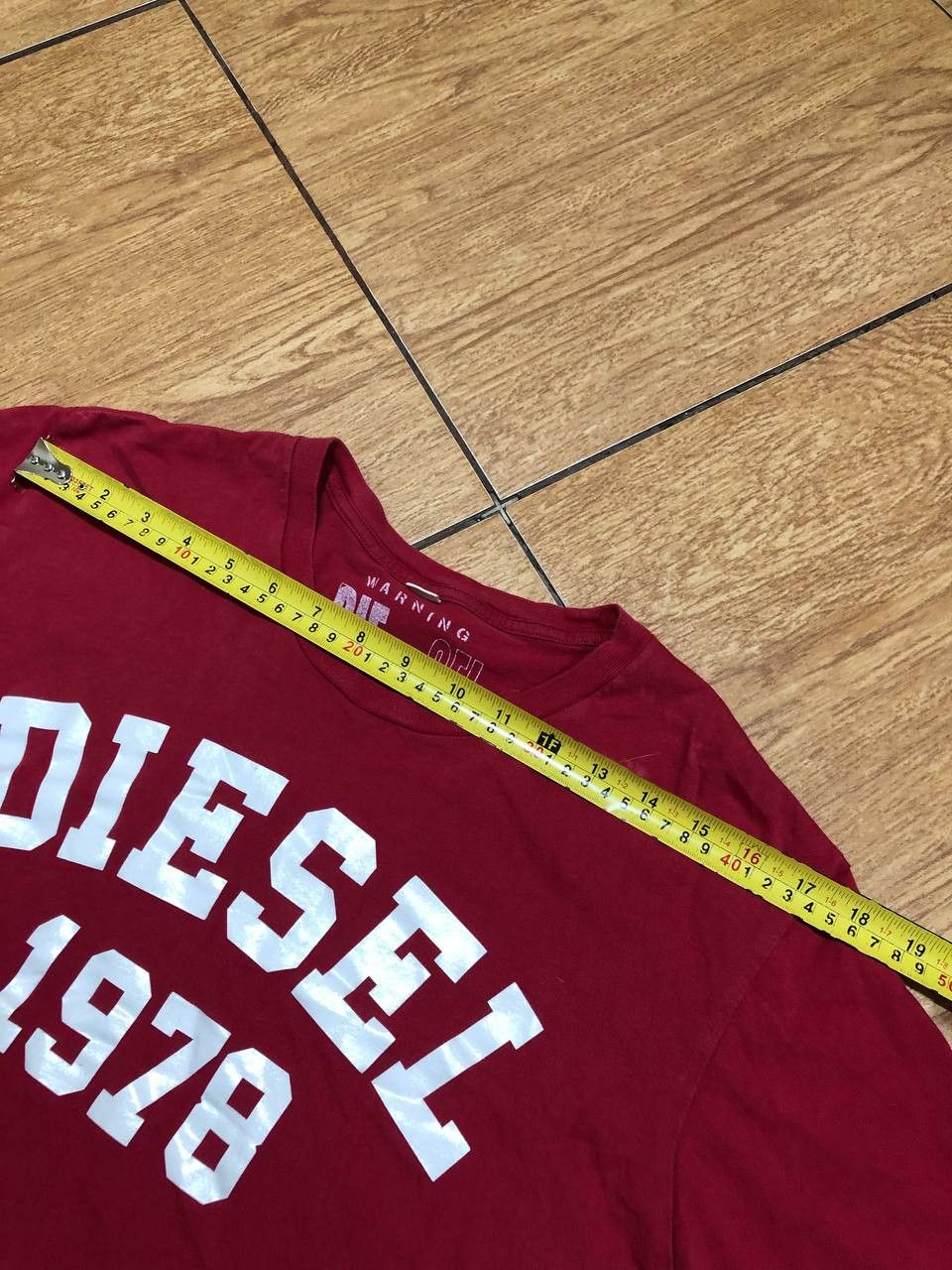 Diesel Y2K red big logo Diesel T-shirt Vintage streetwear Size US XXL / EU 58 / 5 - 10 Thumbnail