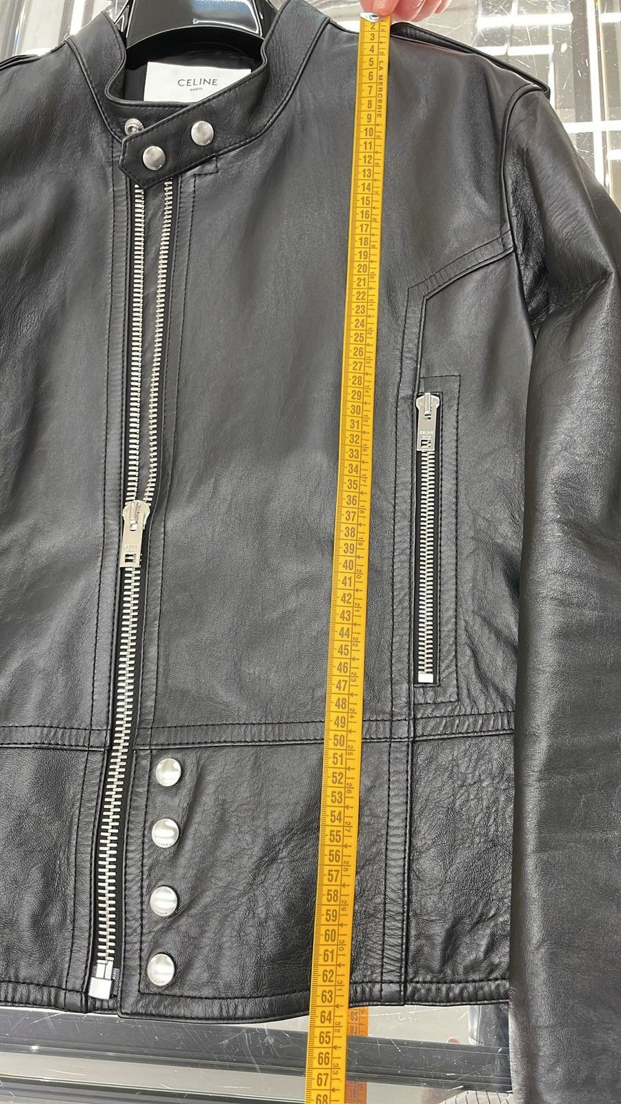 Celine racer blouson jacket in soft lambskin Size US M / EU 48-50 / 2 - 4 Thumbnail