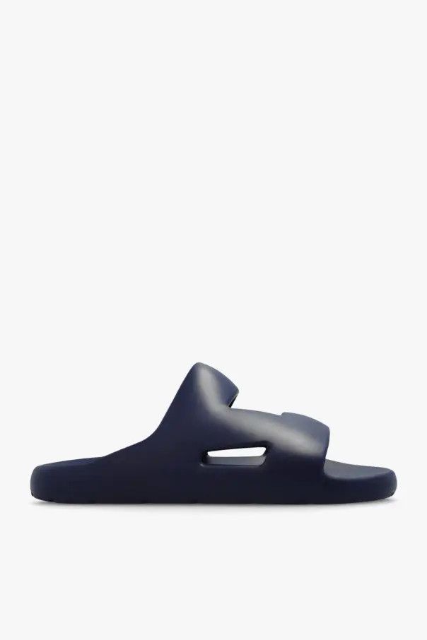 Bottega Veneta o1bcso1str0824 Band Slide in Navy Blue Size US 7 / EU 40 - 1 Thumbnail