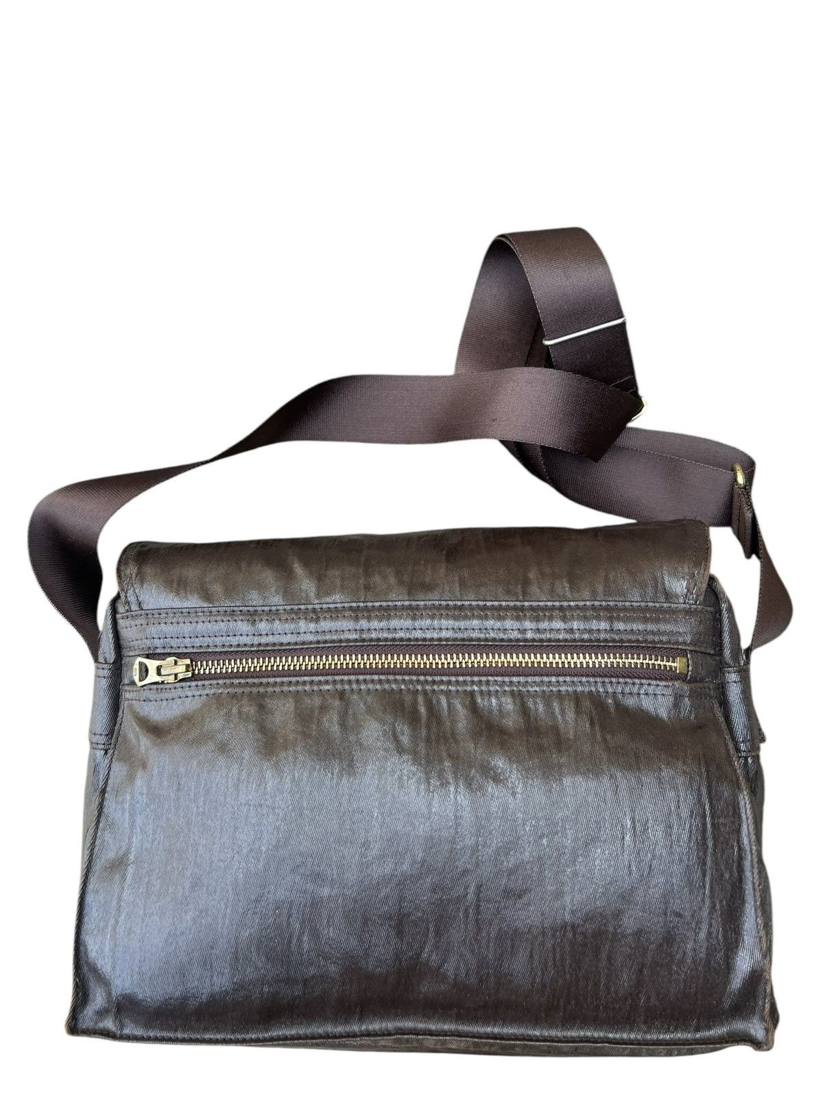 Porter Vintage Porter Yoshida Distressed Coated Messenger Bag Size ONE SIZE - 8 Thumbnail