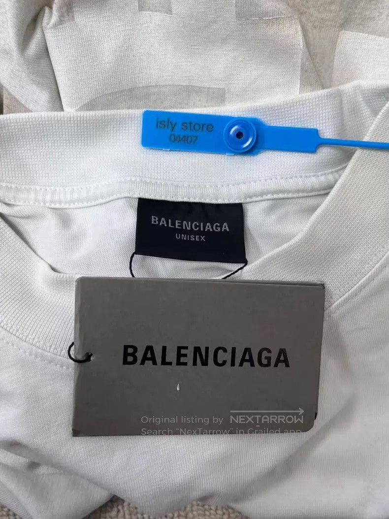 Balenciaga Balenciaga Letter Logo Printed Round Neck Short Sleeve T-S Size US M / EU 48-50 / 2 - 4 Thumbnail