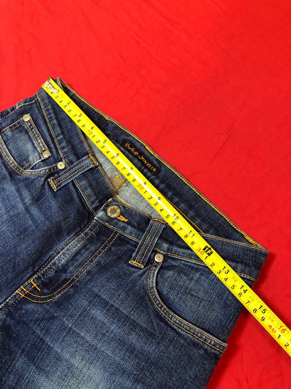 Nudie Jeans NUDIE SLIM JIM Wash Denim Regulat Straight Slim Fit Size US 28 / EU 44 - 10 Thumbnail