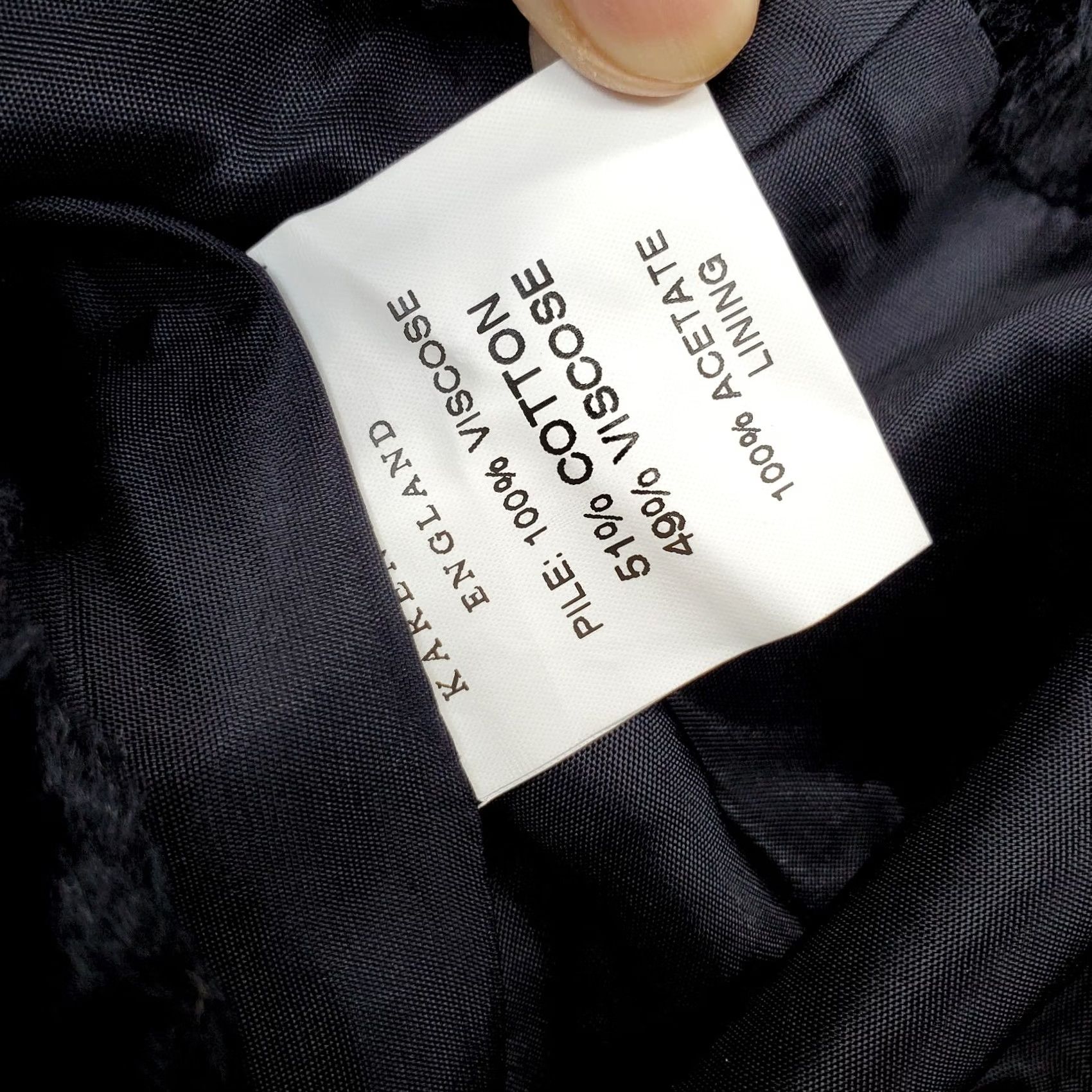 Karen Millen Karen Millen Mini Skirt Womens Size 10 Black Faux Fur Lined Low Waist Back Zip Size 32" / US 10 / IT 46 - 6 Thumbnail