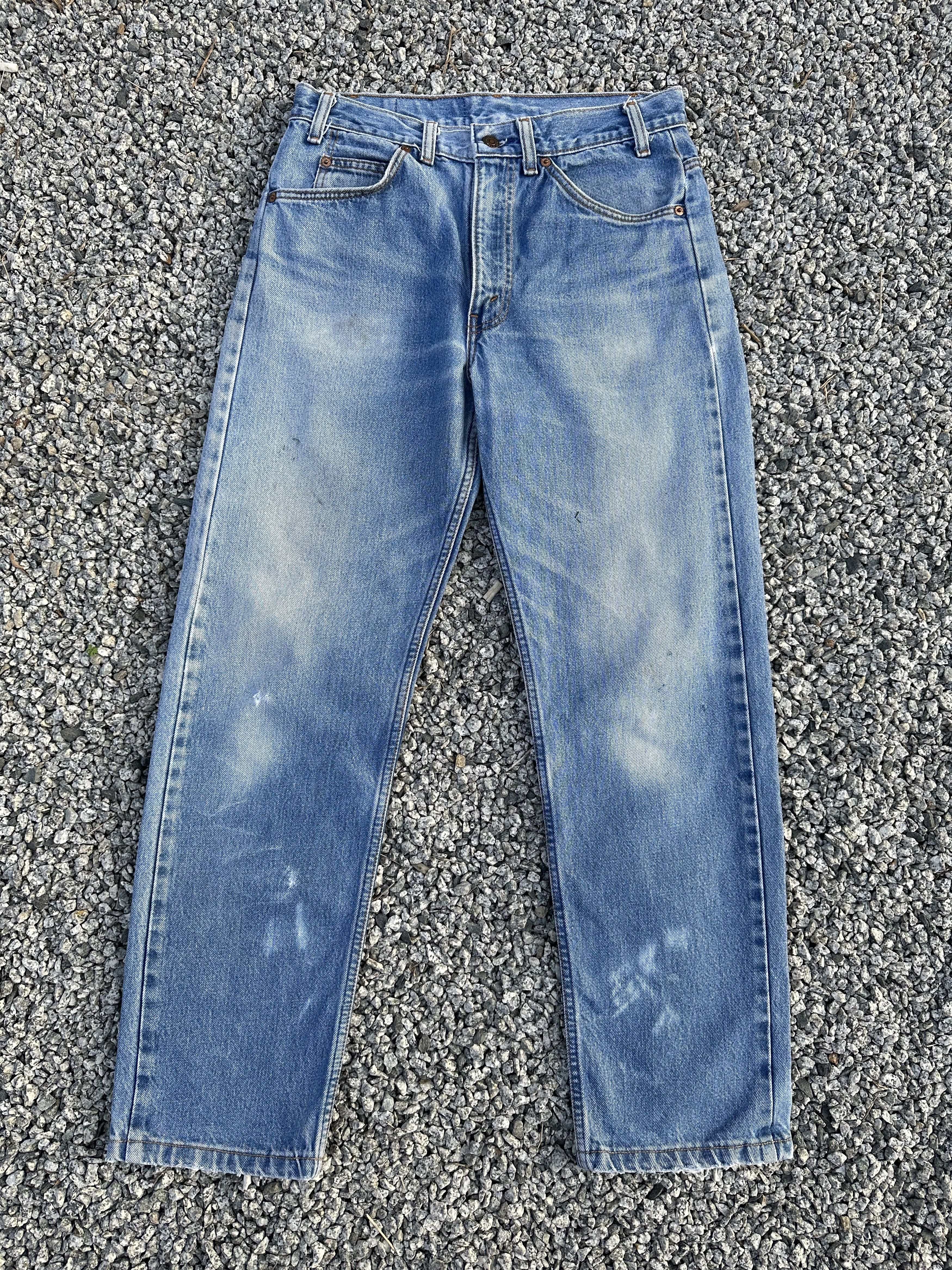 Levi's Vintage 80s Levi’s 505 Orange Tab Faded Distressed Jeans Size US 30 / EU 46 - 1 Thumbnail