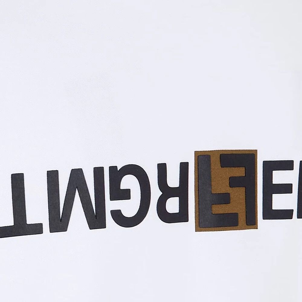 Fendi o1w1db10325 FY1144 T-Shirt in White Size US L / EU 52-54 / 3 - 4 Thumbnail