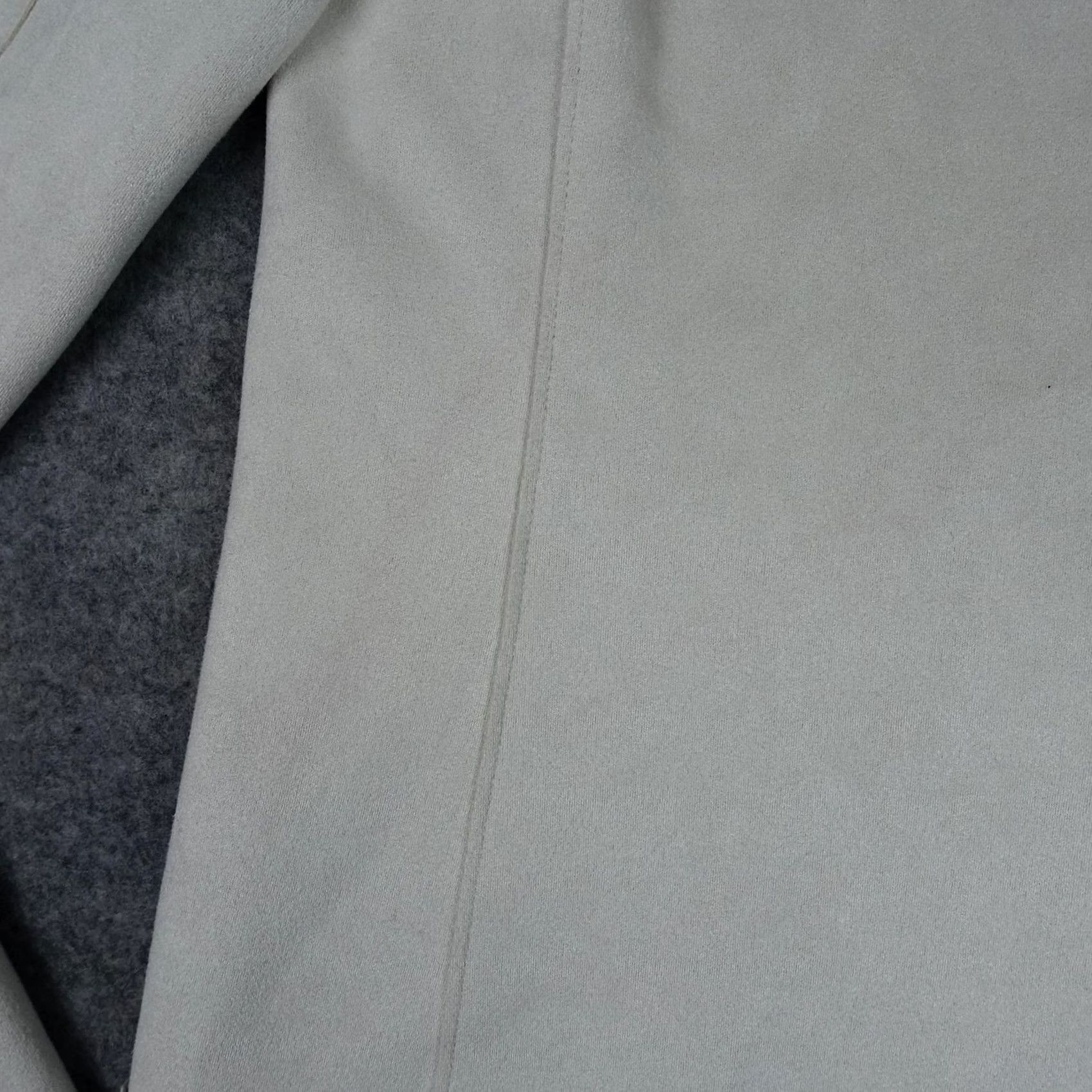 Vintage Carmen Marc Valvo Jacket Womens Small Beige Faux Leather Longline Coatigan VTG Size S / US 4 / IT 40 - 7 Thumbnail