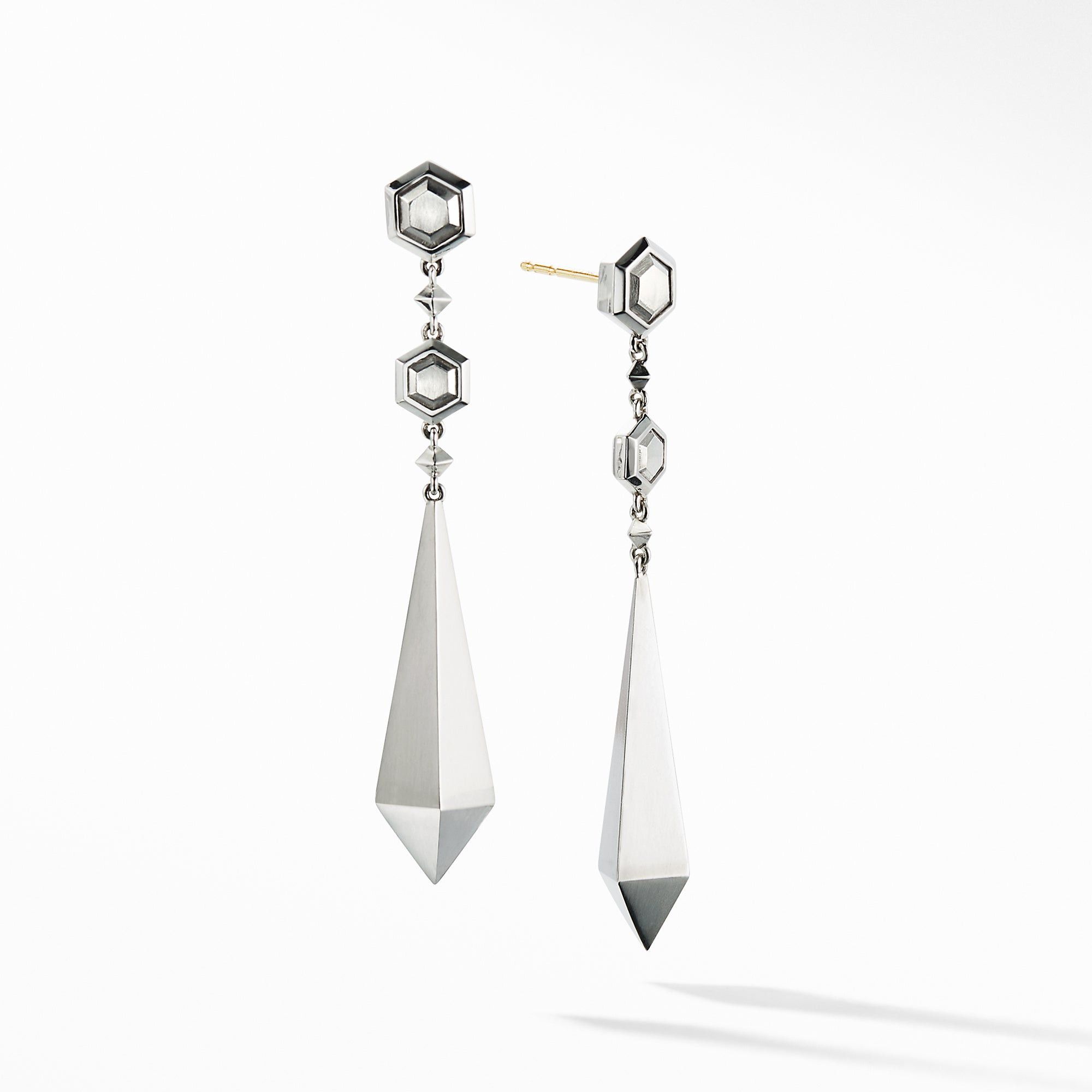 David Yurman o1w1db10525 E16061 Earrings in Sterling Silver & 53mm Size ONE SIZE - 1 Thumbnail
