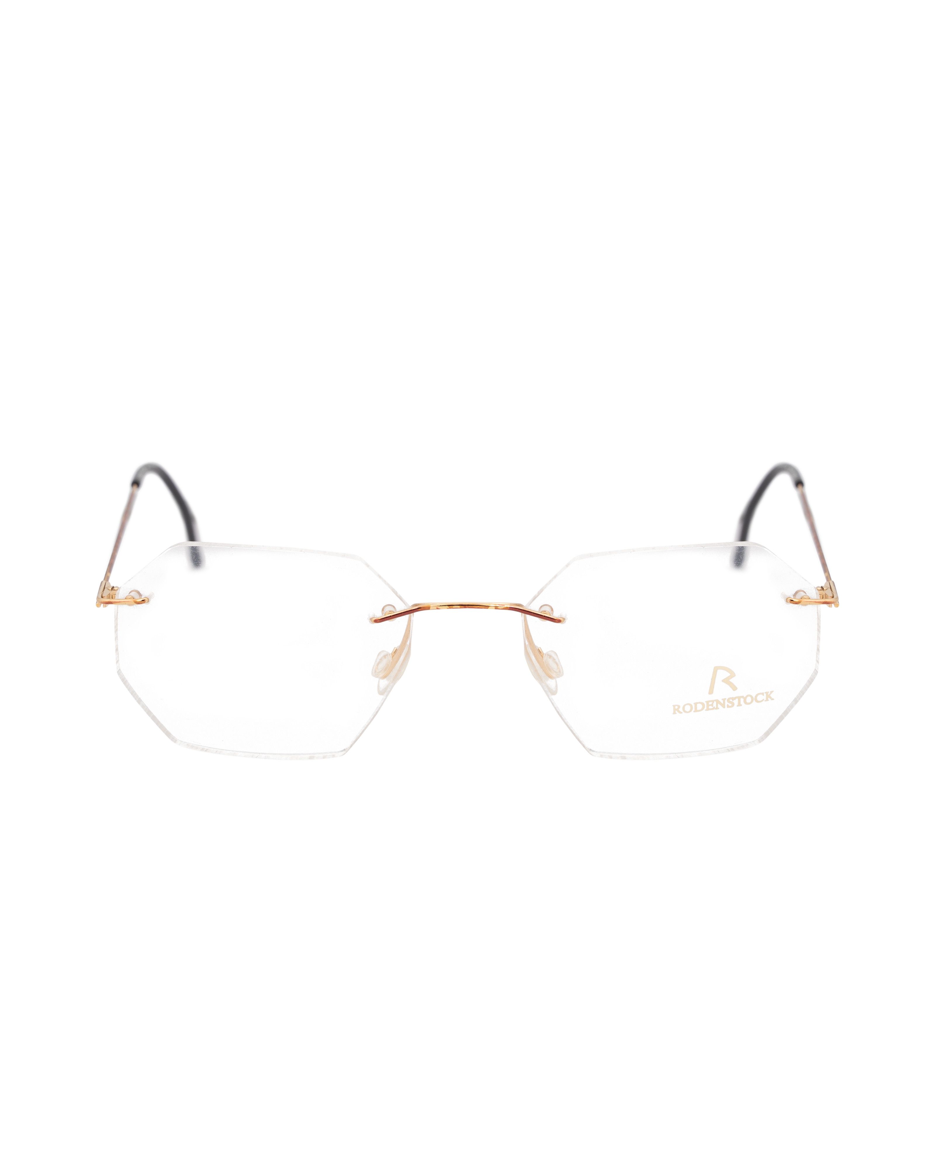 Vintage Rodenstock '90s Hexagram Rimless Red Metal Glasses Size ONE SIZE - 2 Thumbnail
