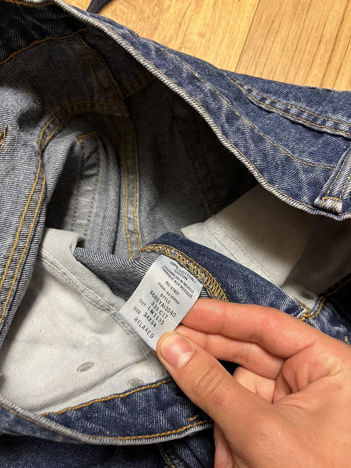Denim & Supply Ralph Lauren × Designer × Polo Ralph Lauren Polo Ralph Lauren Denim Pants Relaxed Fit Size US 34 / EU 50 - 3 Thumbnail