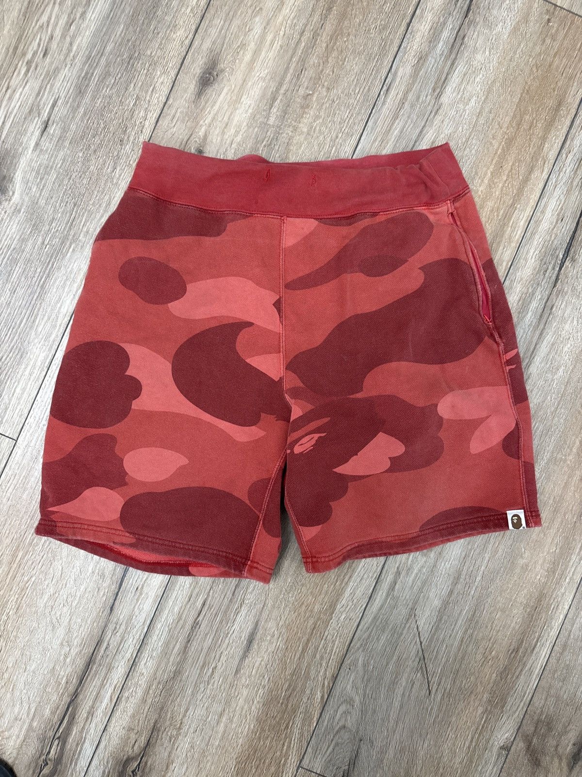 Bape Color Camo Sweat Shorts Size US 39 - 2 Thumbnail