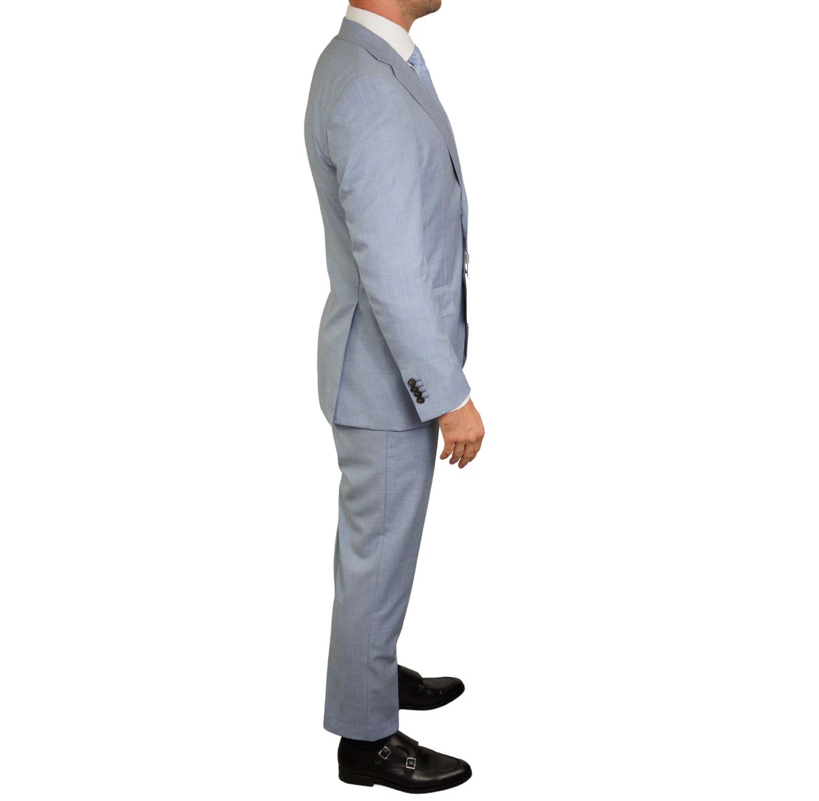 Suitsupply Men Suitsupply Suit Lazio Single Breasted Blue Angelico US38 Size 38R - 2 Thumbnail