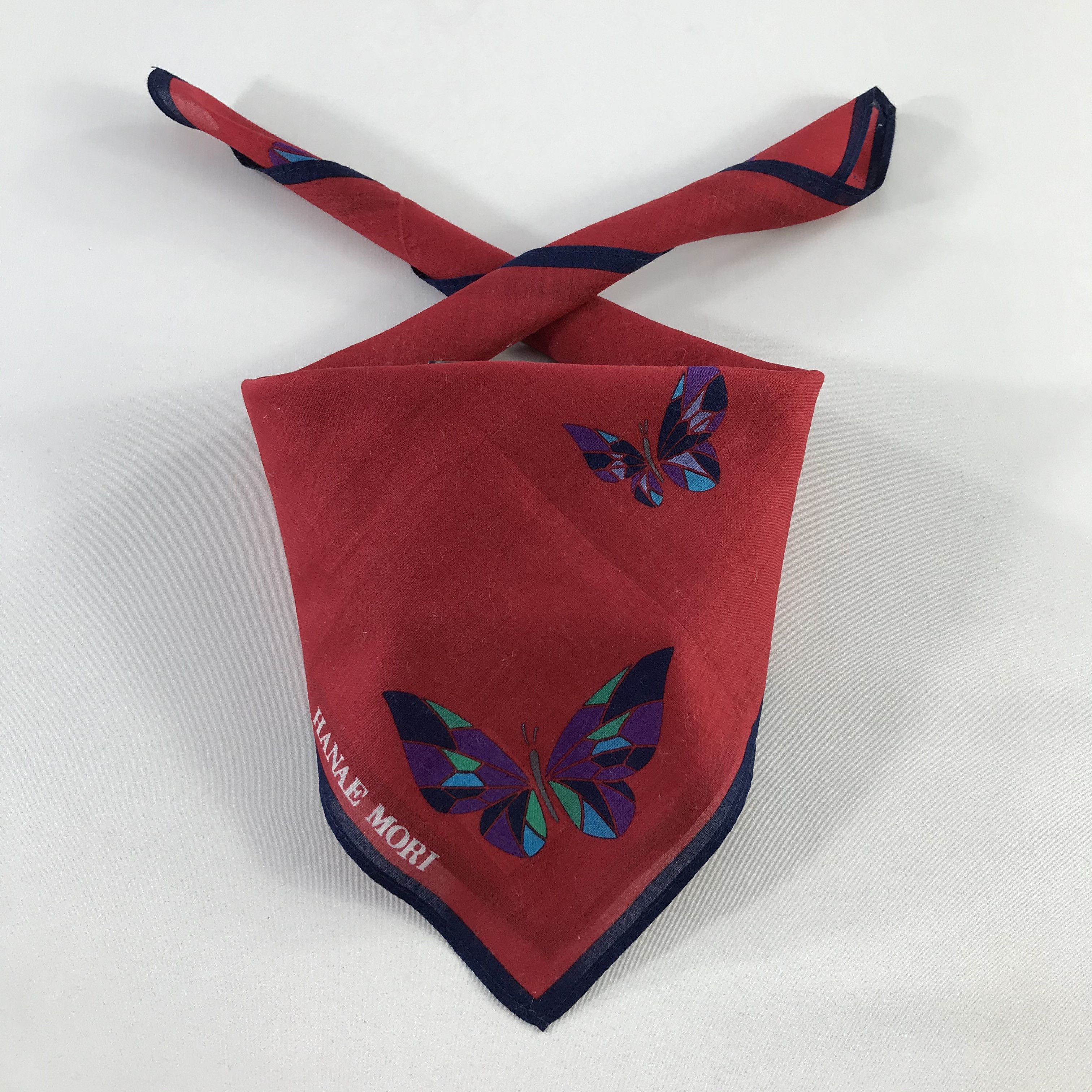 Hanae Mori × Vintage Hanae Mori Bandana / Handkerchief / Neckerchief - S801 Size ONE SIZE - 3 Thumbnail