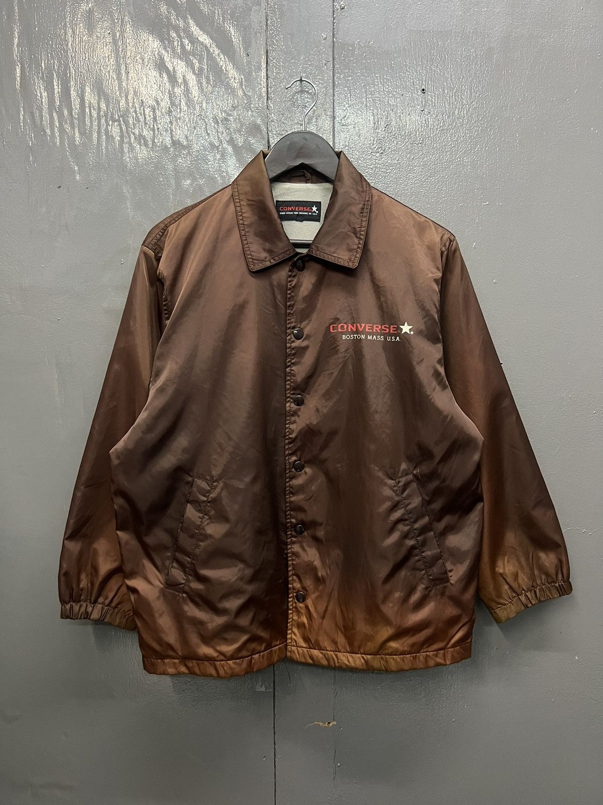 Converse Vintage Converse Boston Mass USA Jacket Size US M / EU 48-50 / 2 - 1 Thumbnail