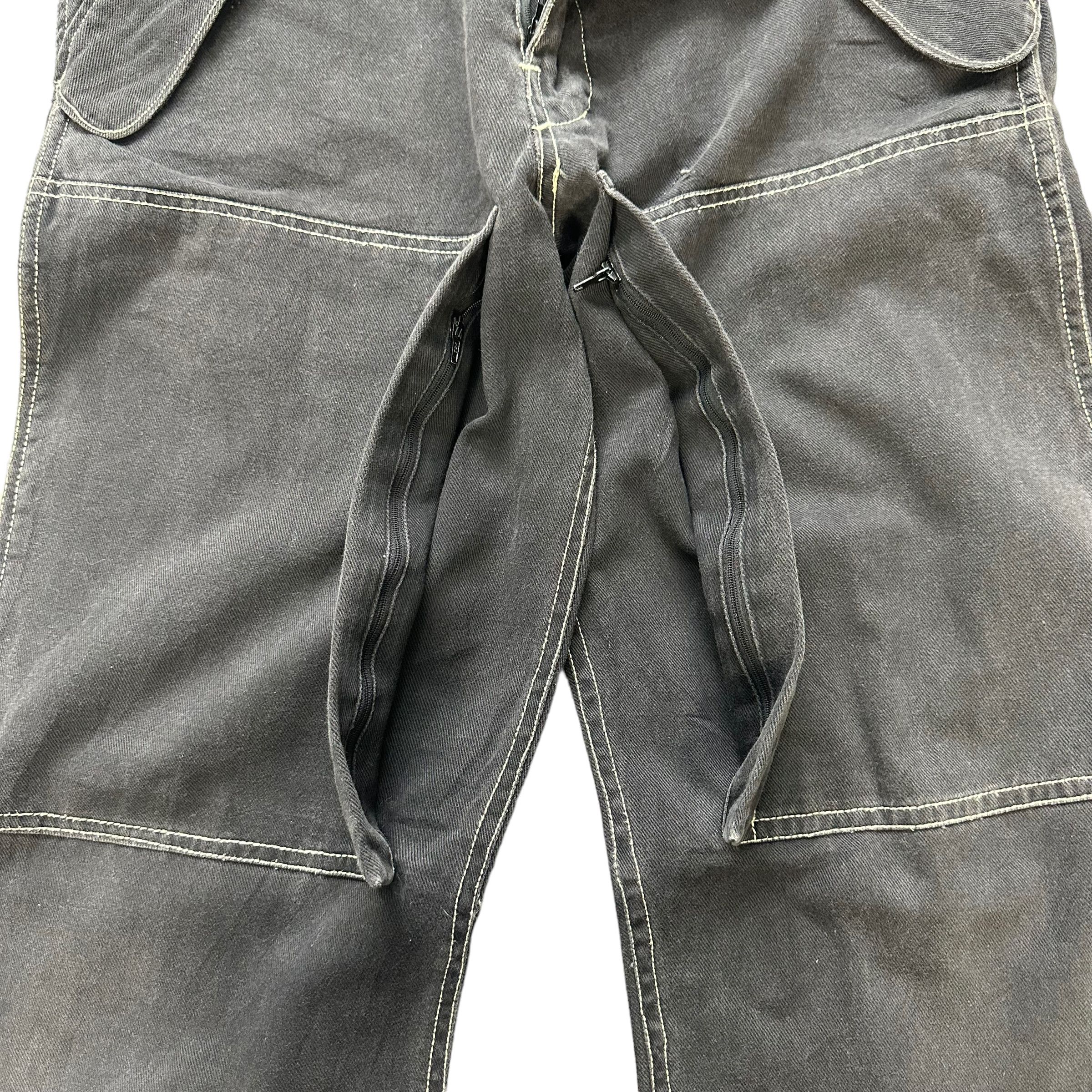 Japanese Brand IHIHI JPN PIERRE CARDIN DOUBLE THIGH 6 POCKET PANT #7794-176 Size US 31 - 7 Thumbnail