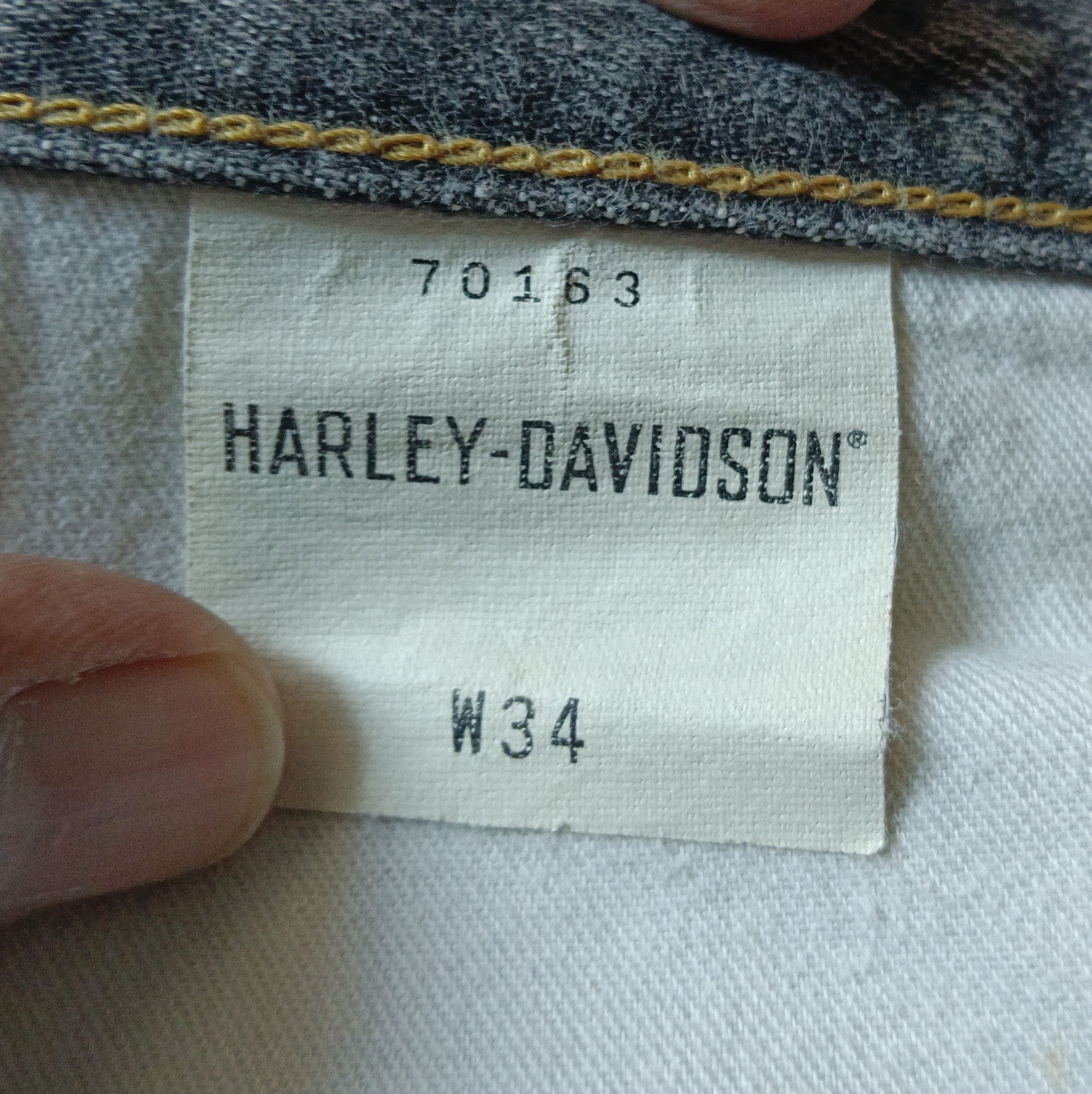 Harley Davidson × Vintage Vintage Harley Davidson Selvedge 32x26 Made in Japan Size US 32 / EU 48 - 4 Thumbnail