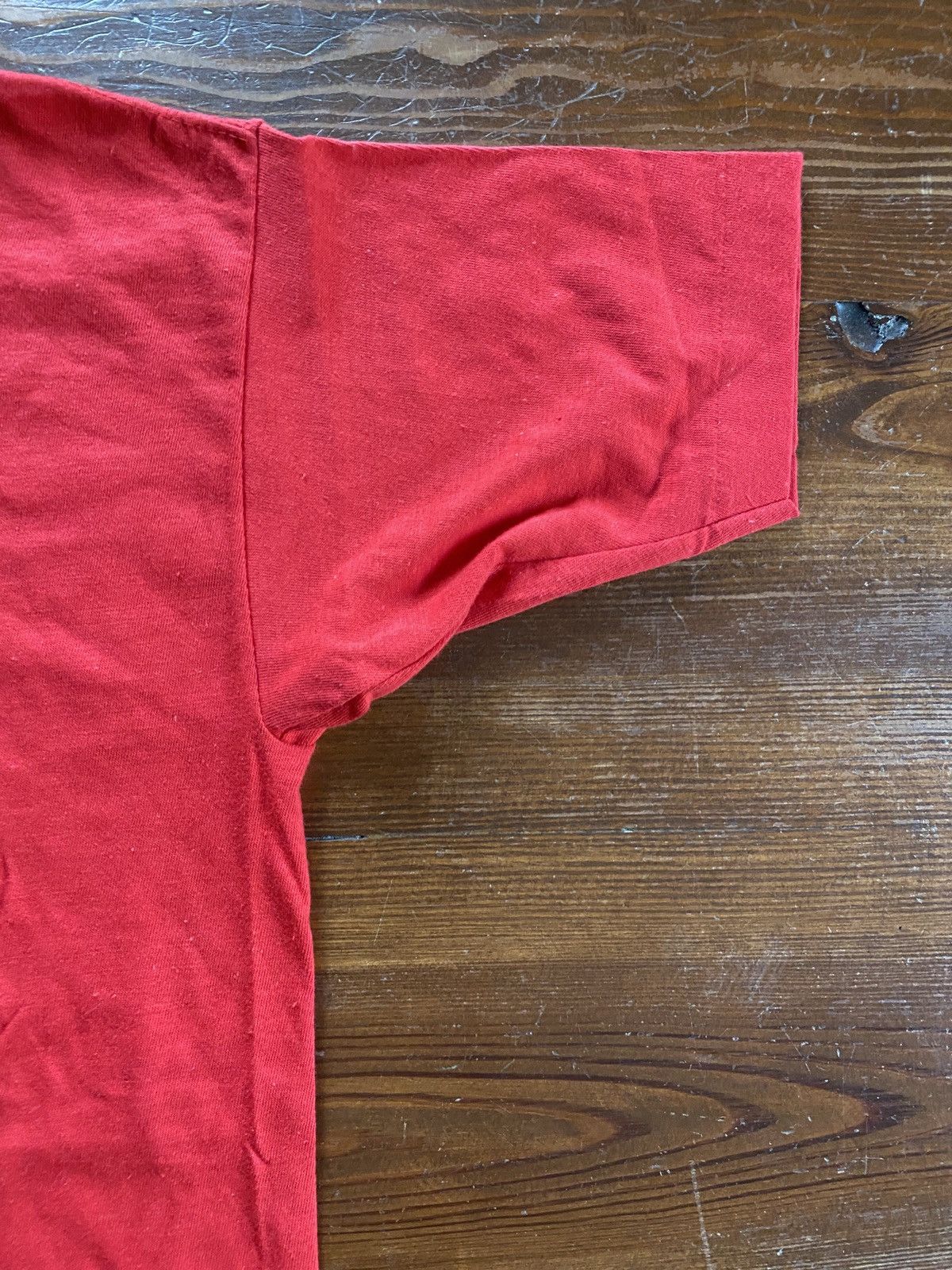Champion × Vintage Vintage 70’s Washington Post Champion Red Single Stitch Tee Size US S / EU 44-46 / 1 - 13 Thumbnail