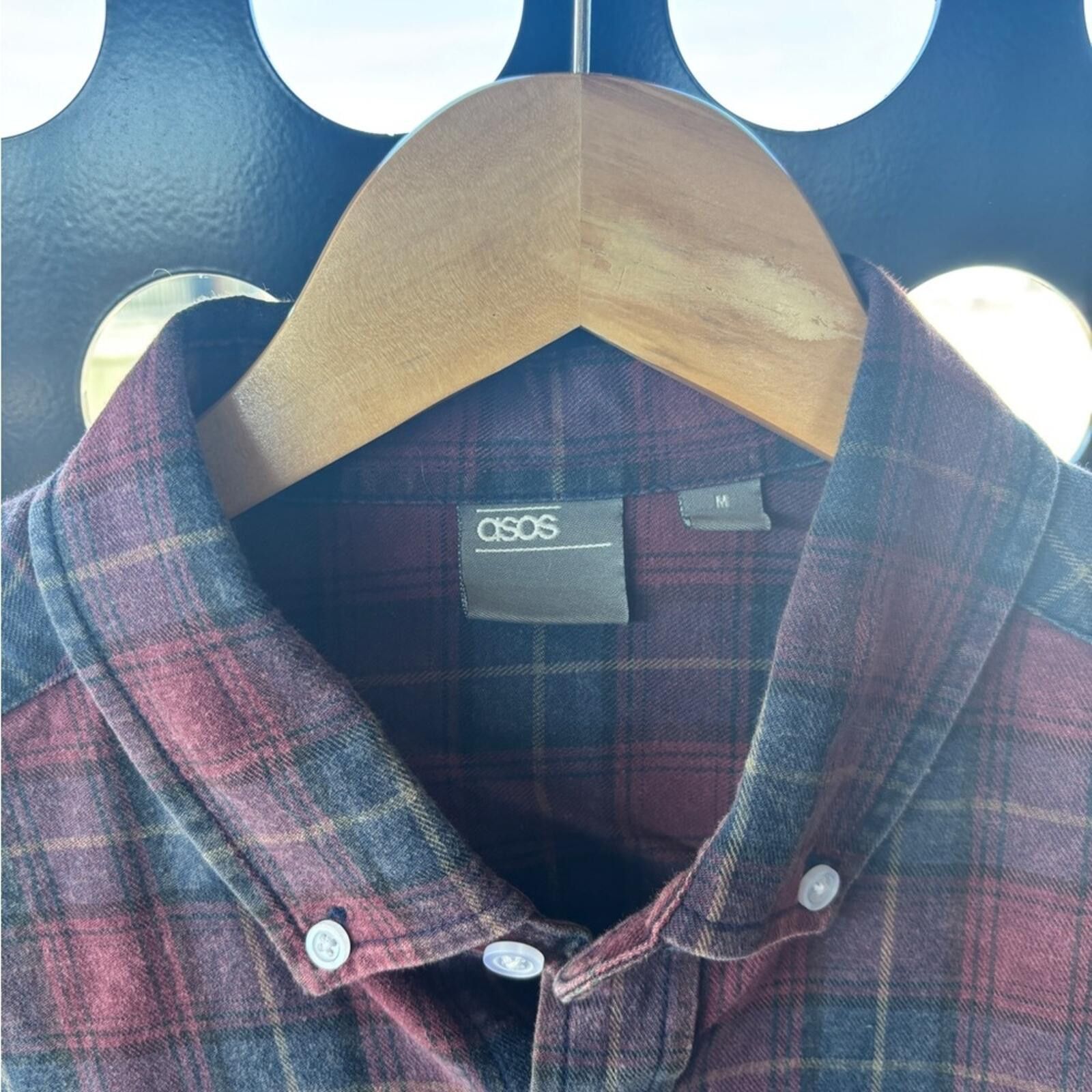Asos ASOS Men's Plaid Button-Down Shirt • Medium Size US M / EU 48-50 / 2 - 2 Thumbnail