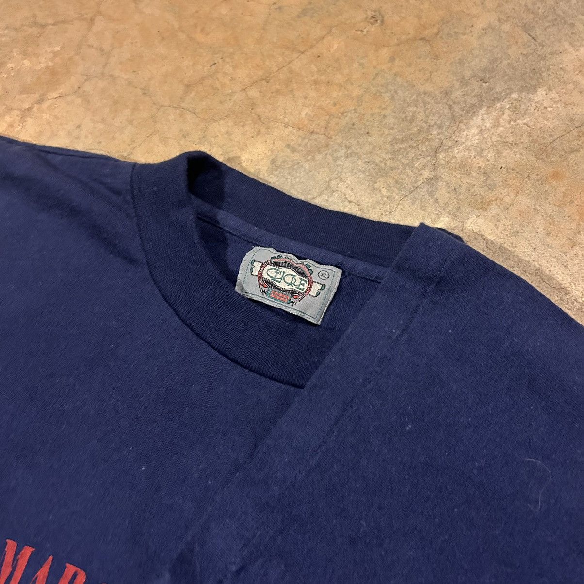 Band Tees × Vintage Crazy Vintage 90s Mele Marce Records Music Label Tee Grunge Size US XL / EU 56 / 4 - 3 Thumbnail