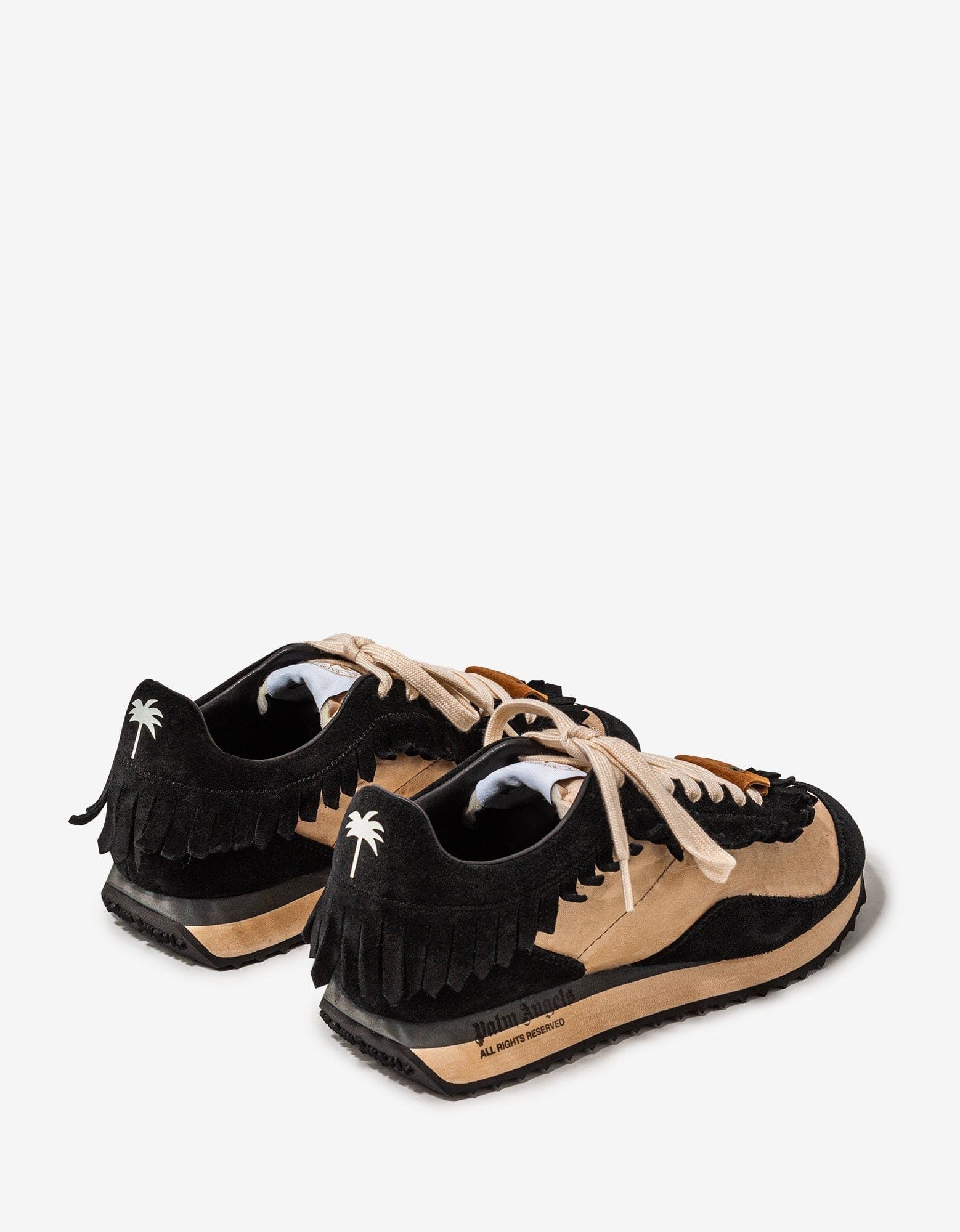 Palm Angels Palm Angels Black Fringe Runner Trainers Size US 8 / EU 41 - 7 Thumbnail