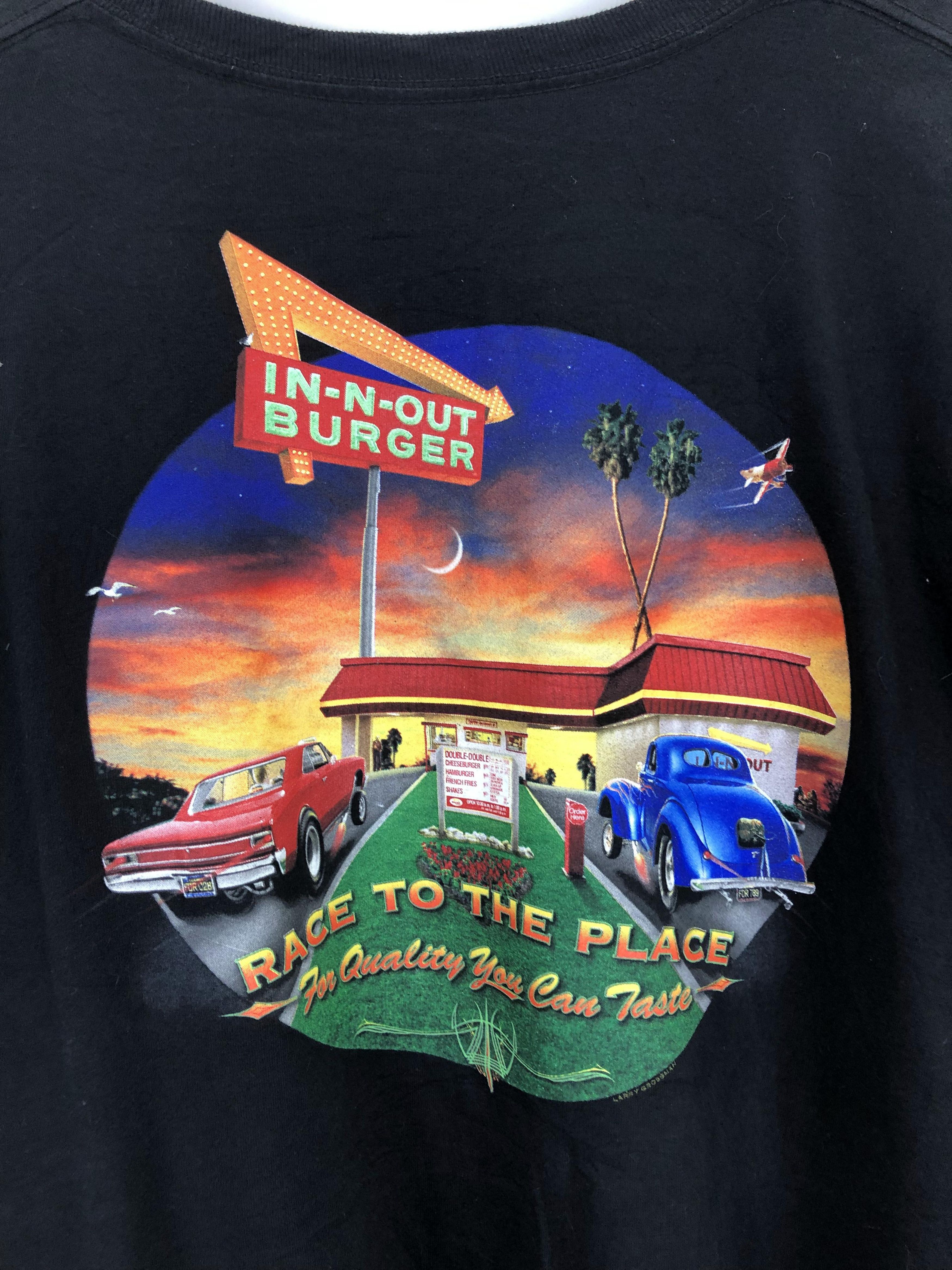 Vintage Vintage In N Out Burger Crewneck Short Sleeve Shirt TA0355 Size US XXL / EU 58 / 5 - 6 Thumbnail