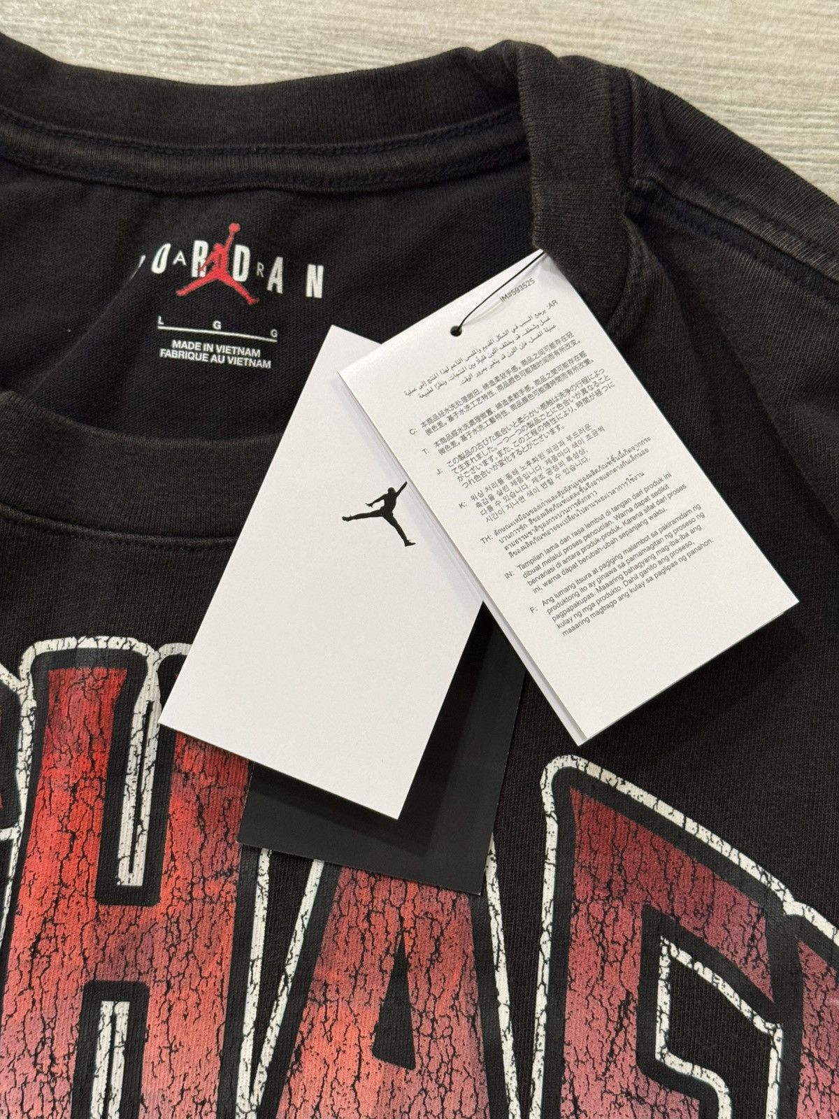 Jordan Brand Jordan Flight Essentials Graphic Black Oversized Tee Sz L Size US L / EU 52-54 / 3 - 7 Thumbnail