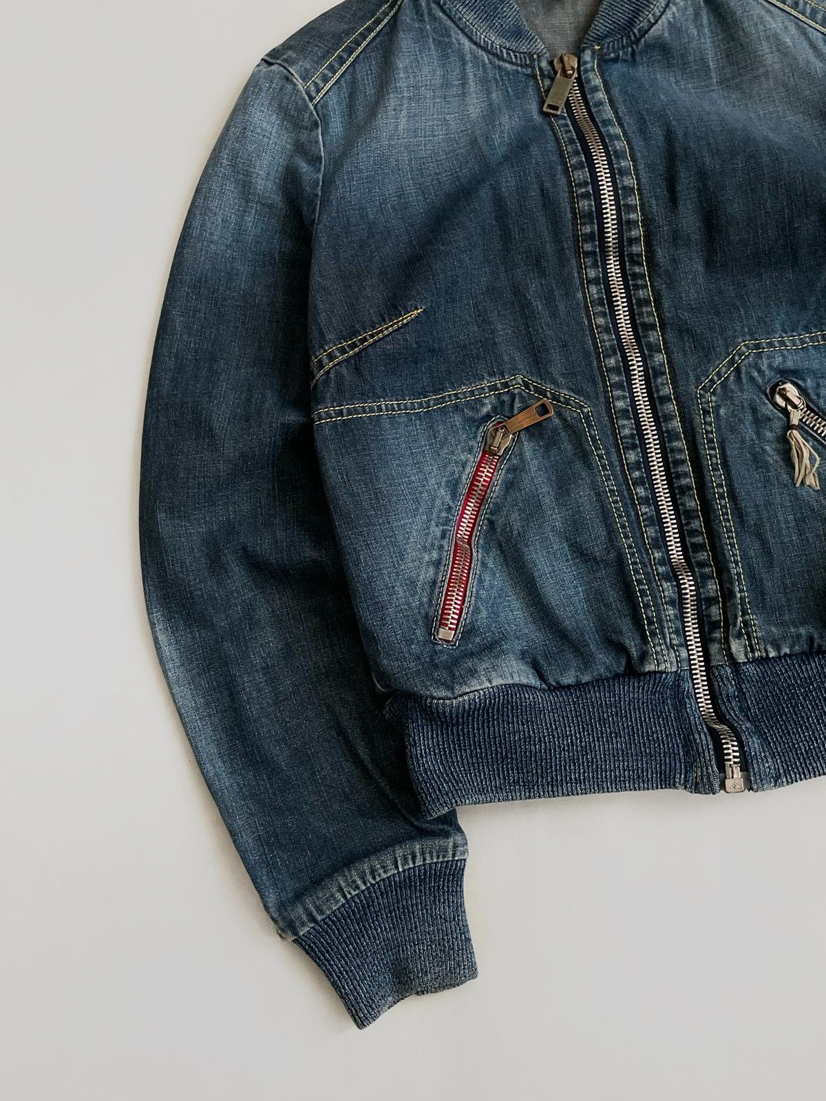 Diesel × Sample Industries Vintage Sample Diesel denim jacket 2000s Size S / US 4 / IT 40 - 5 Thumbnail