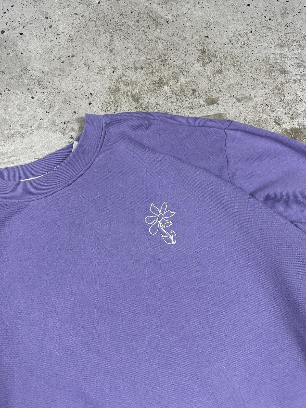 Adidas Adidas Sample Purple Self Love Crewneck Boxy Sweatshirt Size US M / EU 48-50 / 2 - 6 Thumbnail