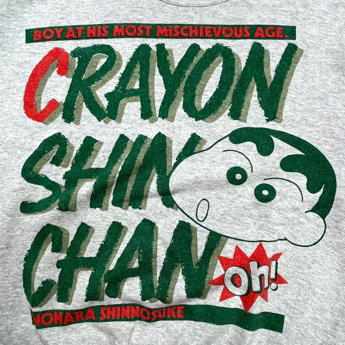 Anime Vintage90's Crayon Shin Chan Sweatshirt Size US L / EU 52-54 / 3 - 3 Thumbnail