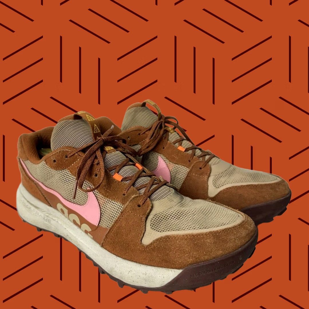 Nike Nike ACG Lowcate Sneaker DM8019-201 Hemp/Dark Russet/Total Orange/Coral Chalk Mens Size 14 Size US 14 / EU 47 - 1 Thumbnail