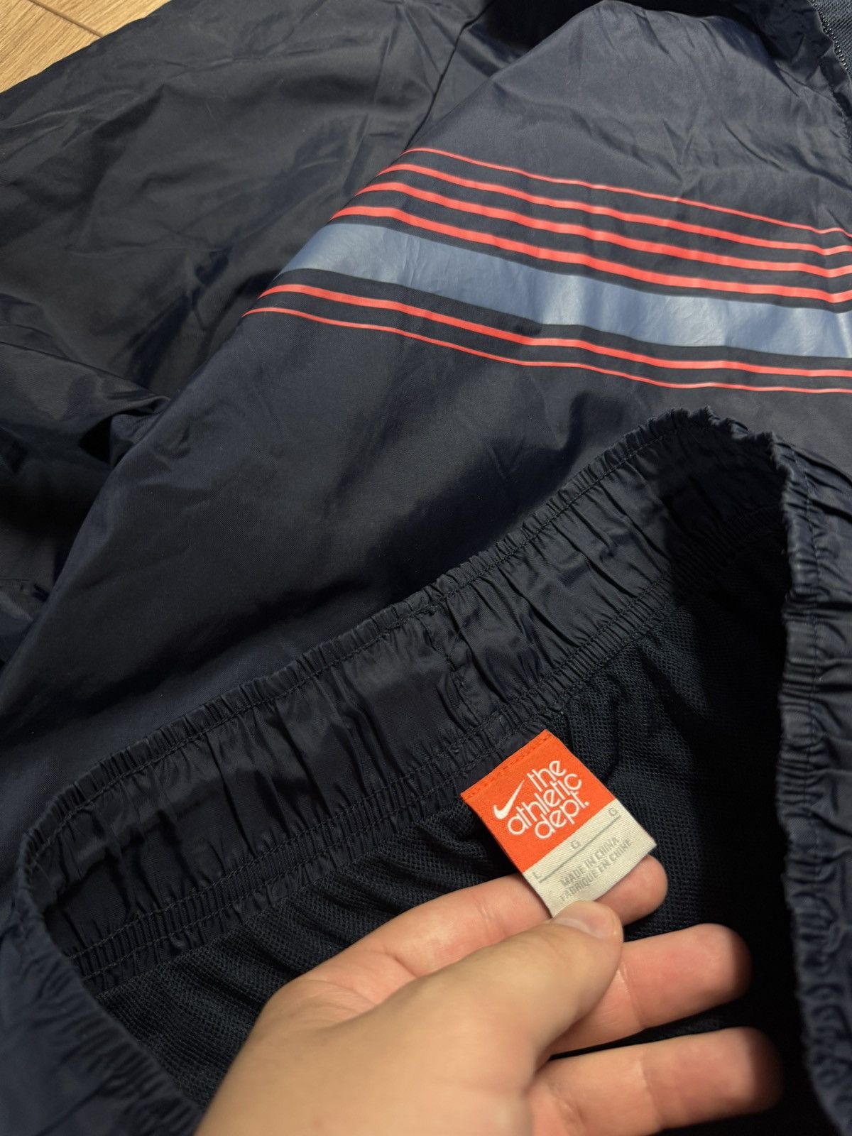 Nike 00s Nike Track Suit Vintage Nylon Usa Streetwear Set Size US 34 / EU 50 - 4 Thumbnail