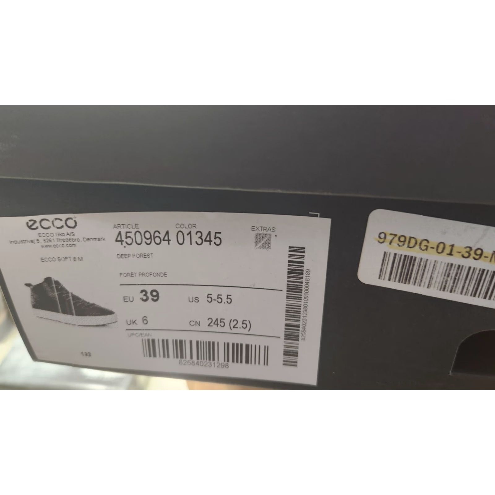 Ecco ECCO Soft 8 Mid-Cut Dri-Tan Leather Lace Up Men's Casual Sneaker NIB Deep Forest M 5.5 Size US 6 / EU 39 - 4 Thumbnail