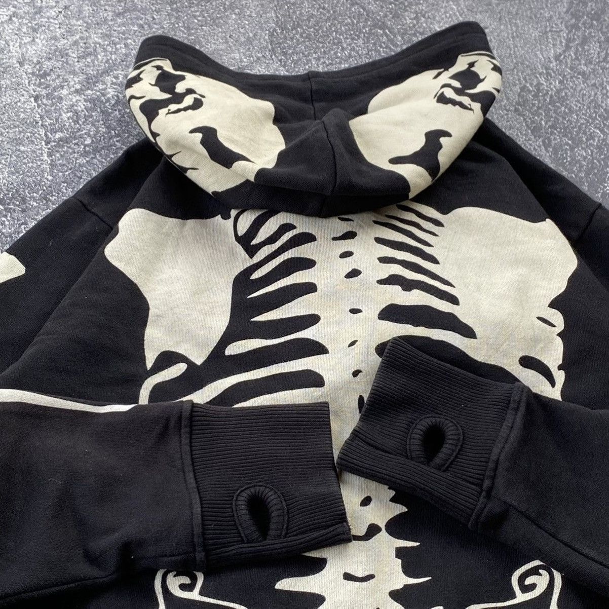 Vanson Leathers Vanson Skeleton Zip-Up Hoodie Size US L / EU 52-54 / 3 - 10 Thumbnail
