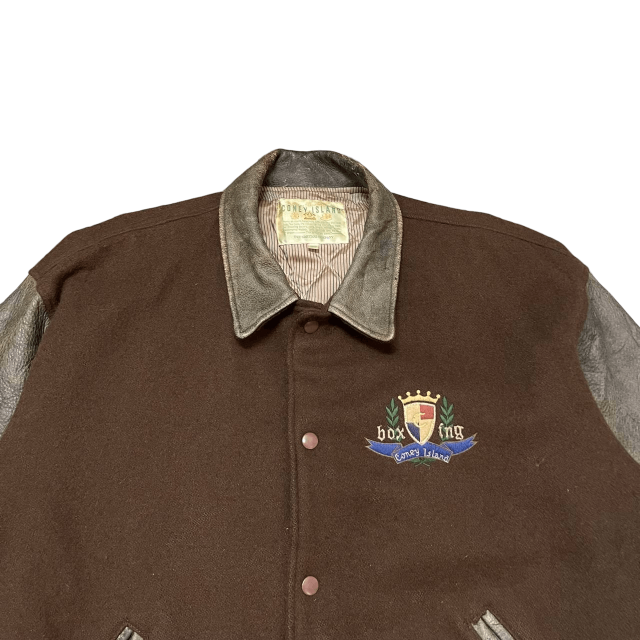 Japanese Brand Vintage Coney Island Boxing Varsity Jacket Wool Leather Size US L / EU 52-54 / 3 - 5 Thumbnail