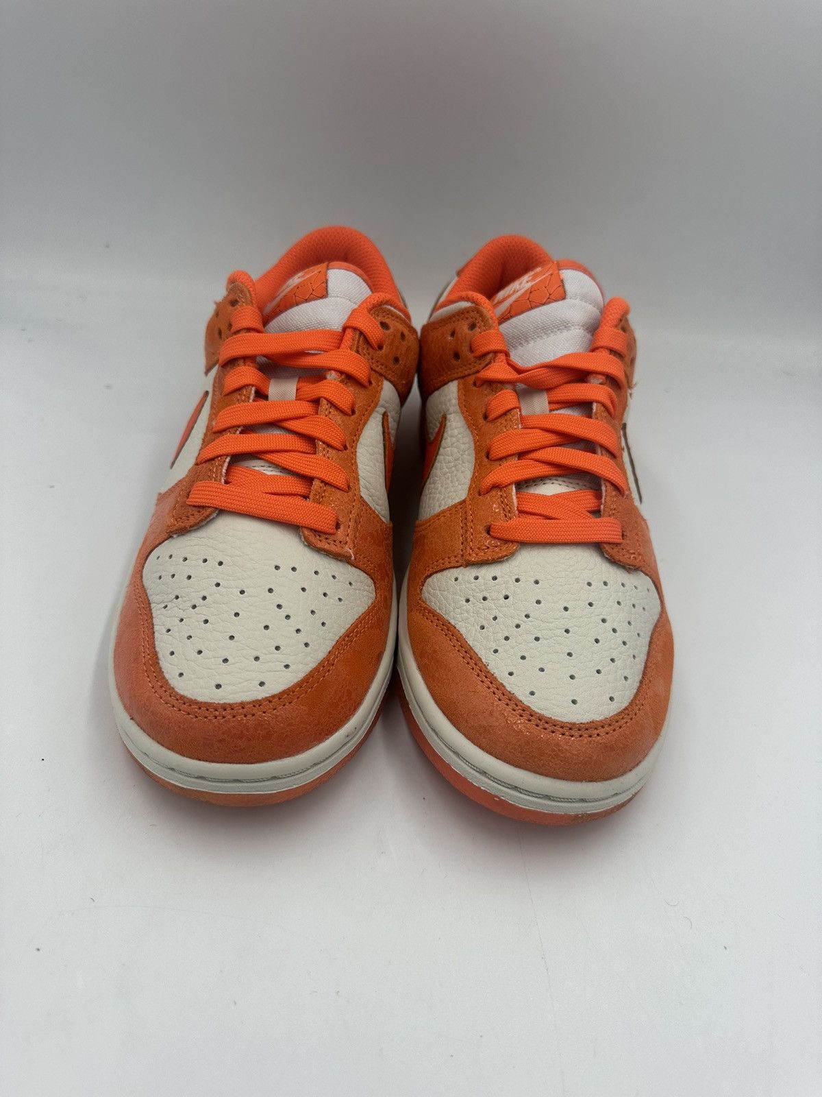 Nike Nike Dunk Low Cracked Orange Size US 7 / IT 37 - 2 Thumbnail