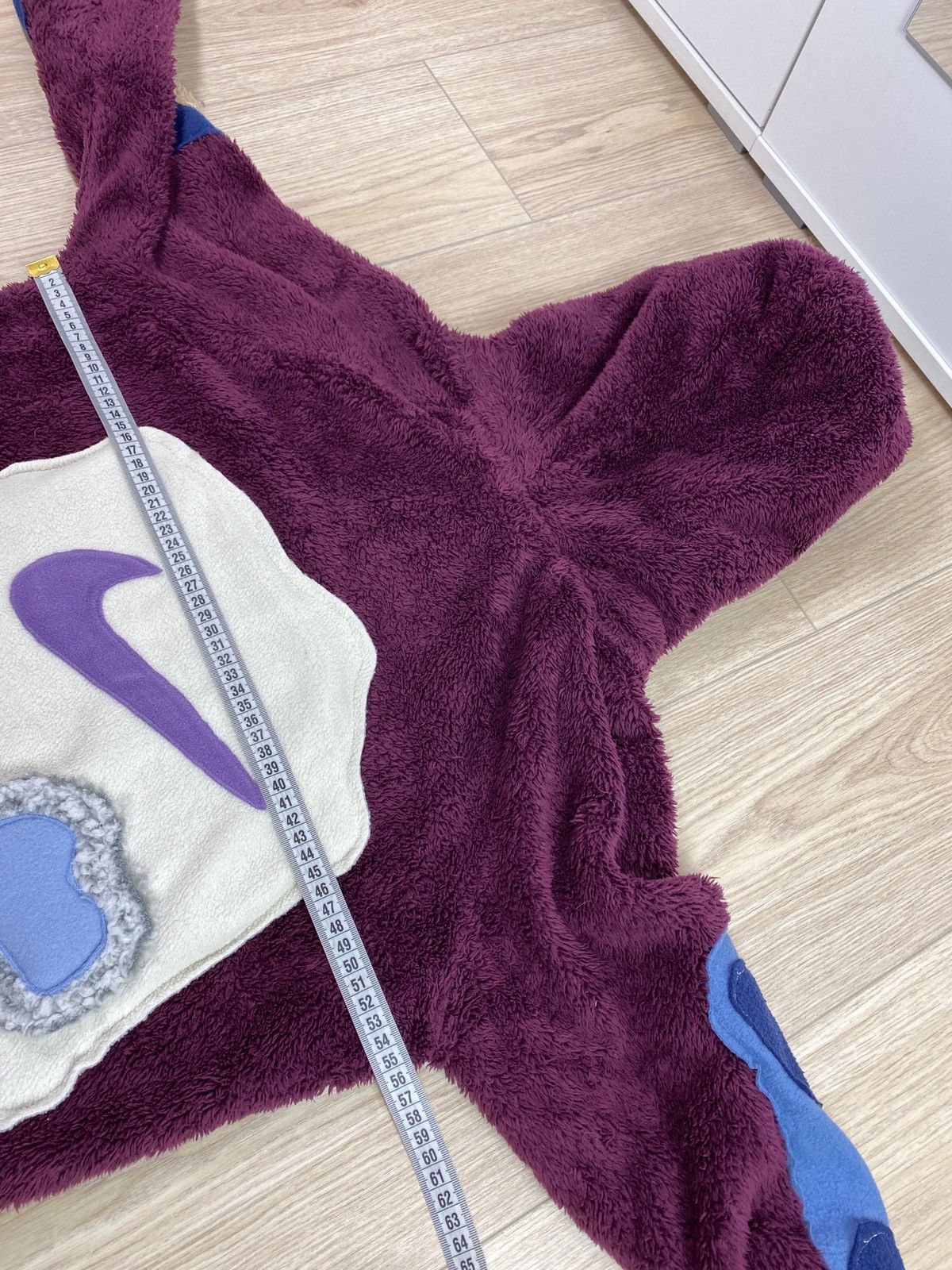 Nike × Vintage Vintage Nike Custom UFO Center Swoosh Oversize Hoodie Y2K UK Size US S / EU 44-46 / 1 - 11 Thumbnail