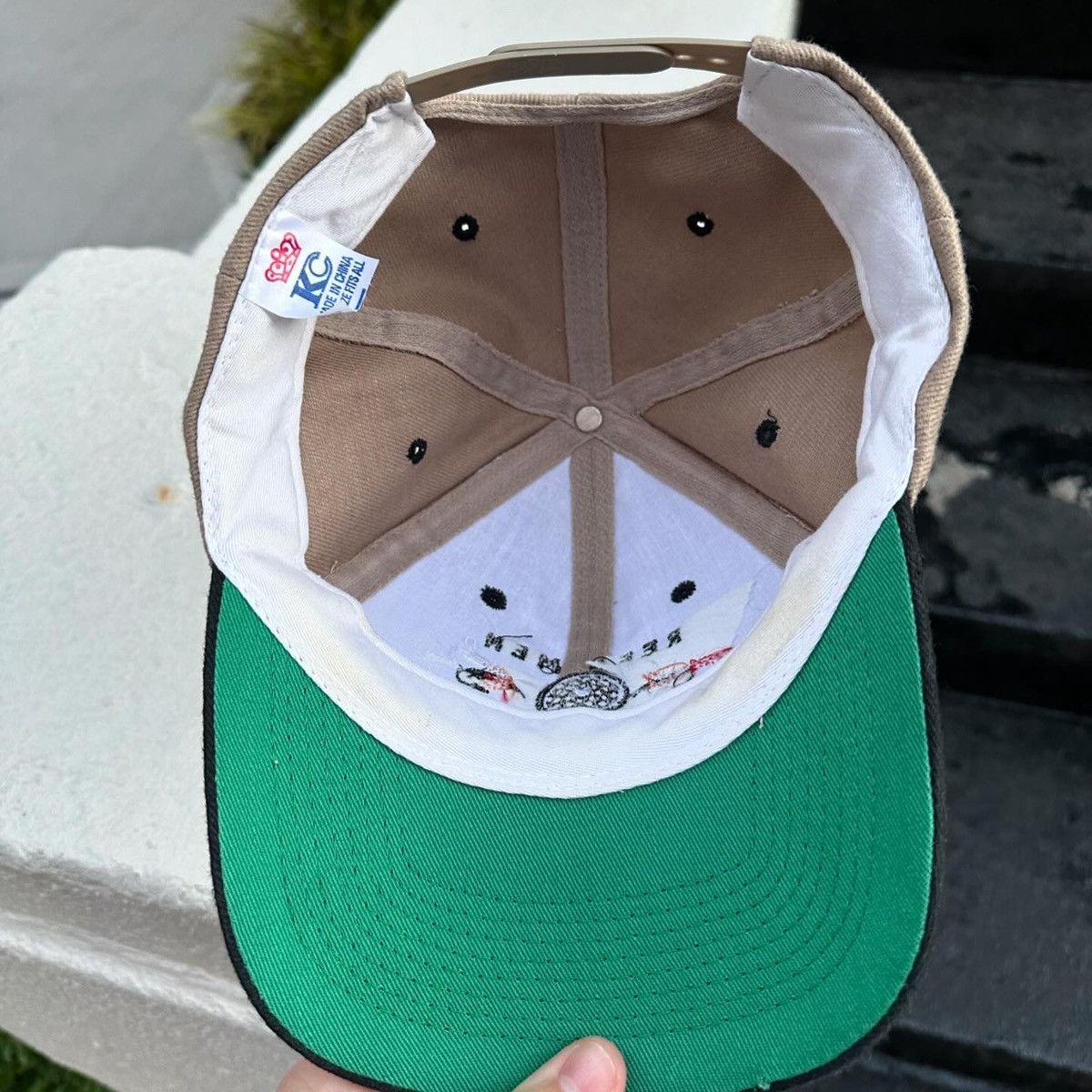 Vintage Vintage Funny Fly Fishing Snapback Hat Size ONE SIZE - 5 Thumbnail