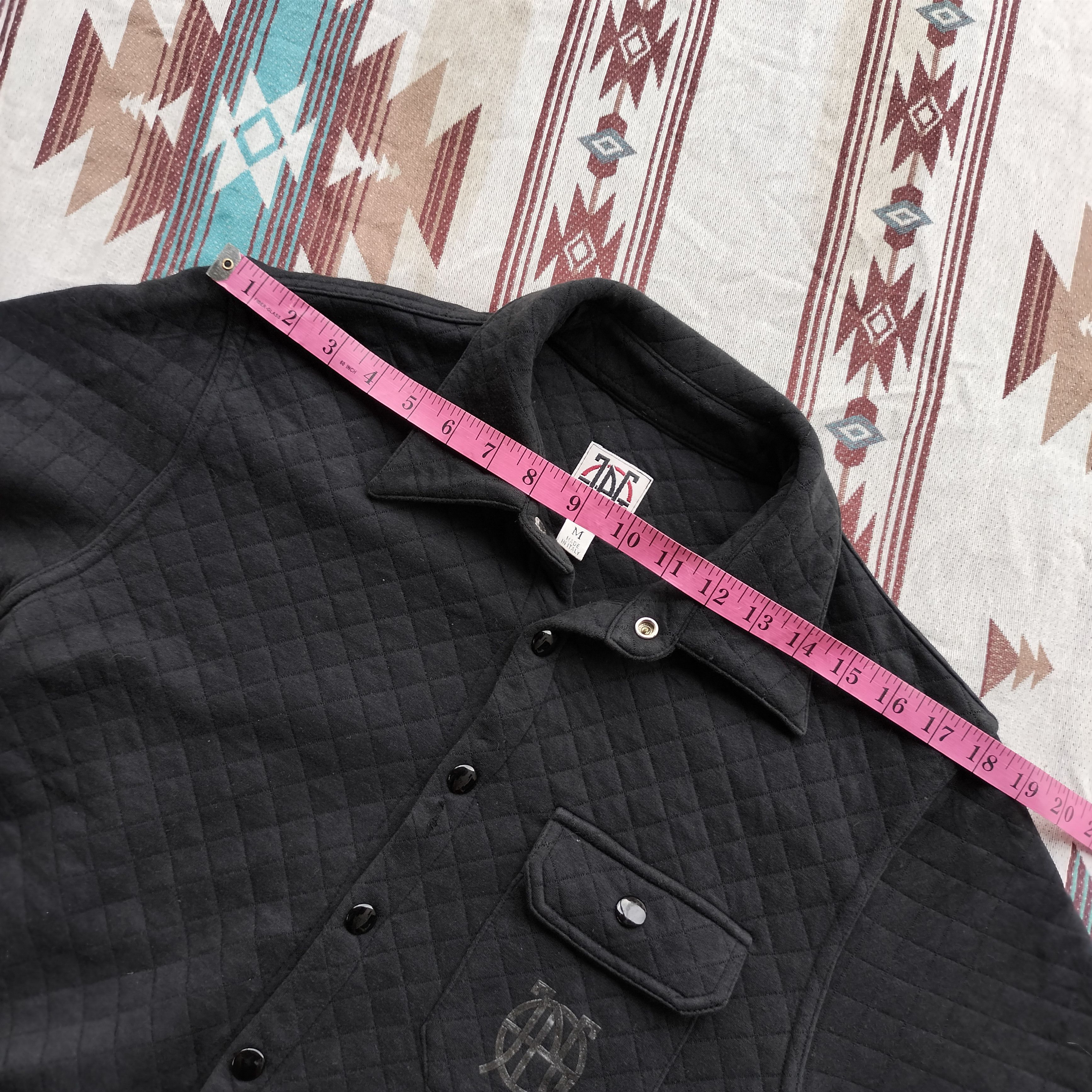 Jean Paul Gaultier JPG Black diamond stitch Ls shirt Size US M / EU 48-50 / 2 - 12 Thumbnail