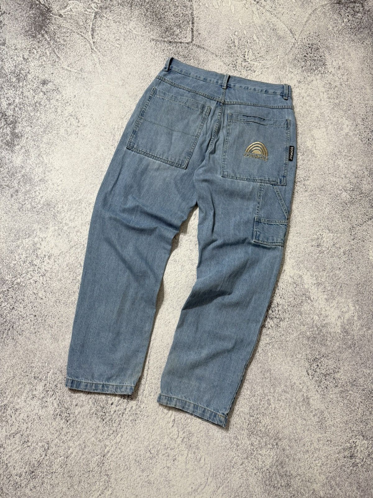 JNCO × Southpole Crazy Vintage Y2K Southpole Baggy Jeans Skater RAP JNCO Size US 34 / EU 50 - 2 Thumbnail