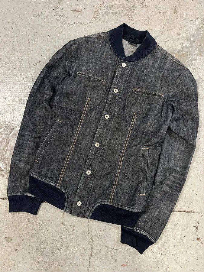 Marithe + Francois Girbaud 2000s Marithé + François Girbaud Buttoned Denim Jacket Size S / US 4 / IT 40 - 2 Thumbnail