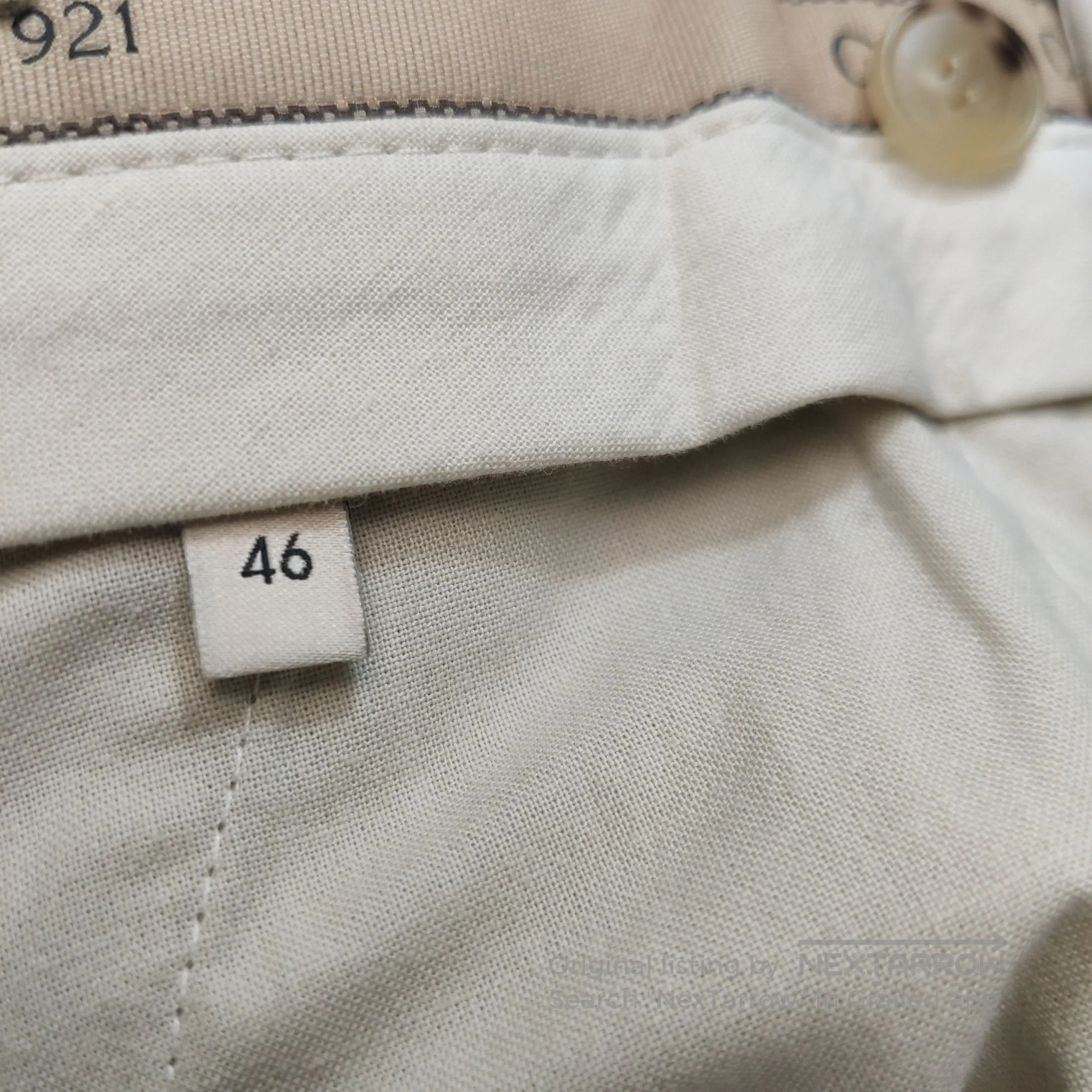 Gucci Gucci Beige Logo Waistband Tailored Pants M. Size US 30 / EU 46 - 6 Thumbnail