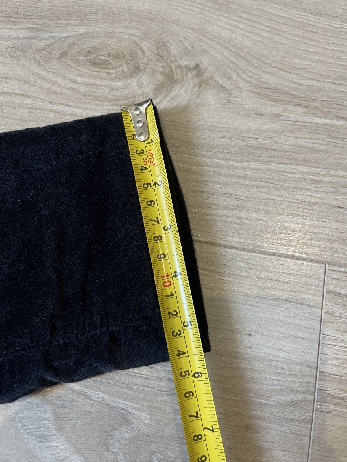 Levi's × Vintage Levi's Premium Mile High Super Skinny Black Velor Pants 32 Size 32" / US 10 / IT 46 - 17 Thumbnail