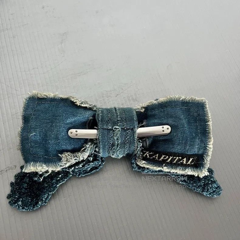 Kapital kapital Crochet bow tie, jewelry, denim Size ONE SIZE - 7 Thumbnail