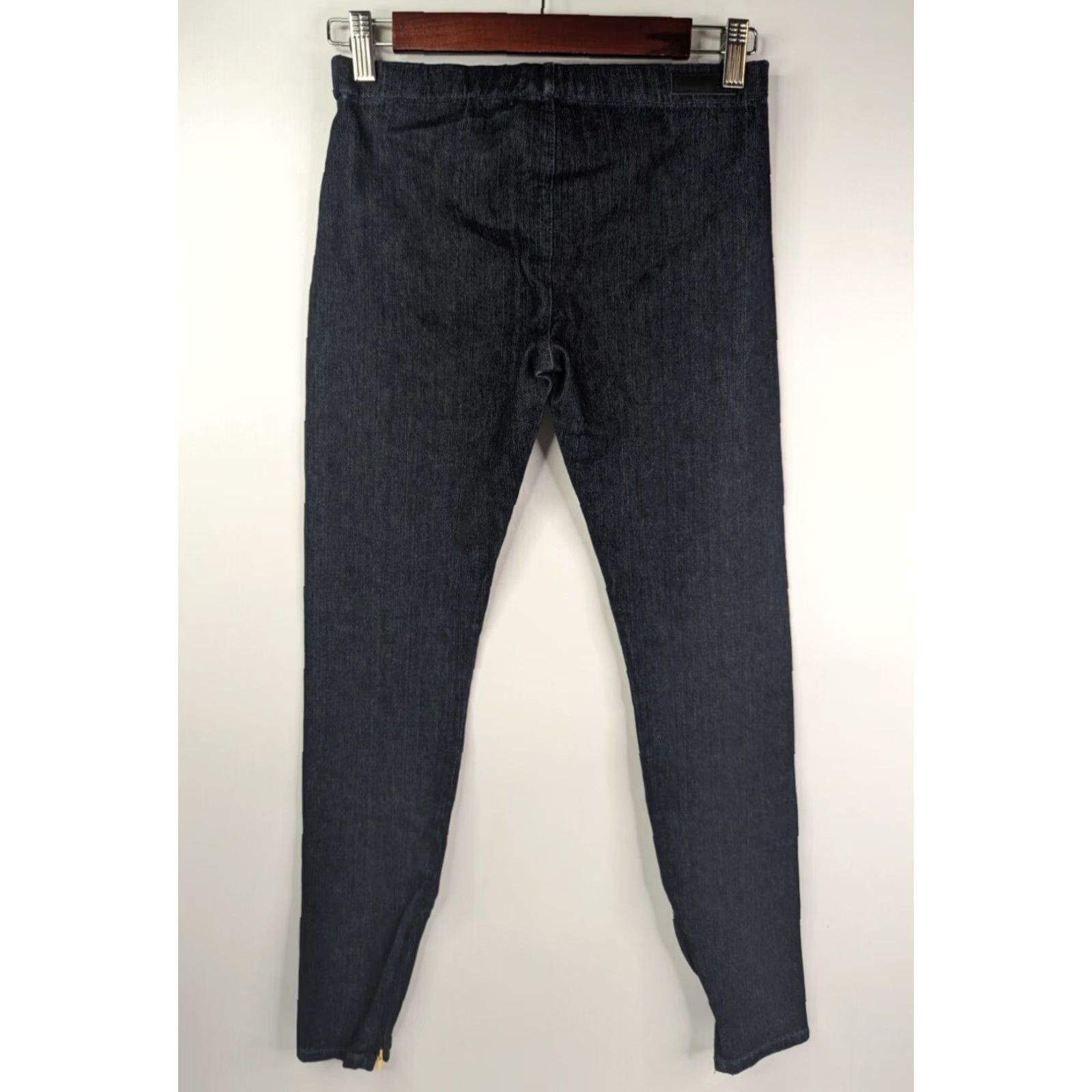 Vintage Joe's Jeans The Legging Pull On Denim Ankle Zipper Indigo Stretch Size P Women Jeggings Size 28" / US 6 / IT 42 - 4 Thumbnail