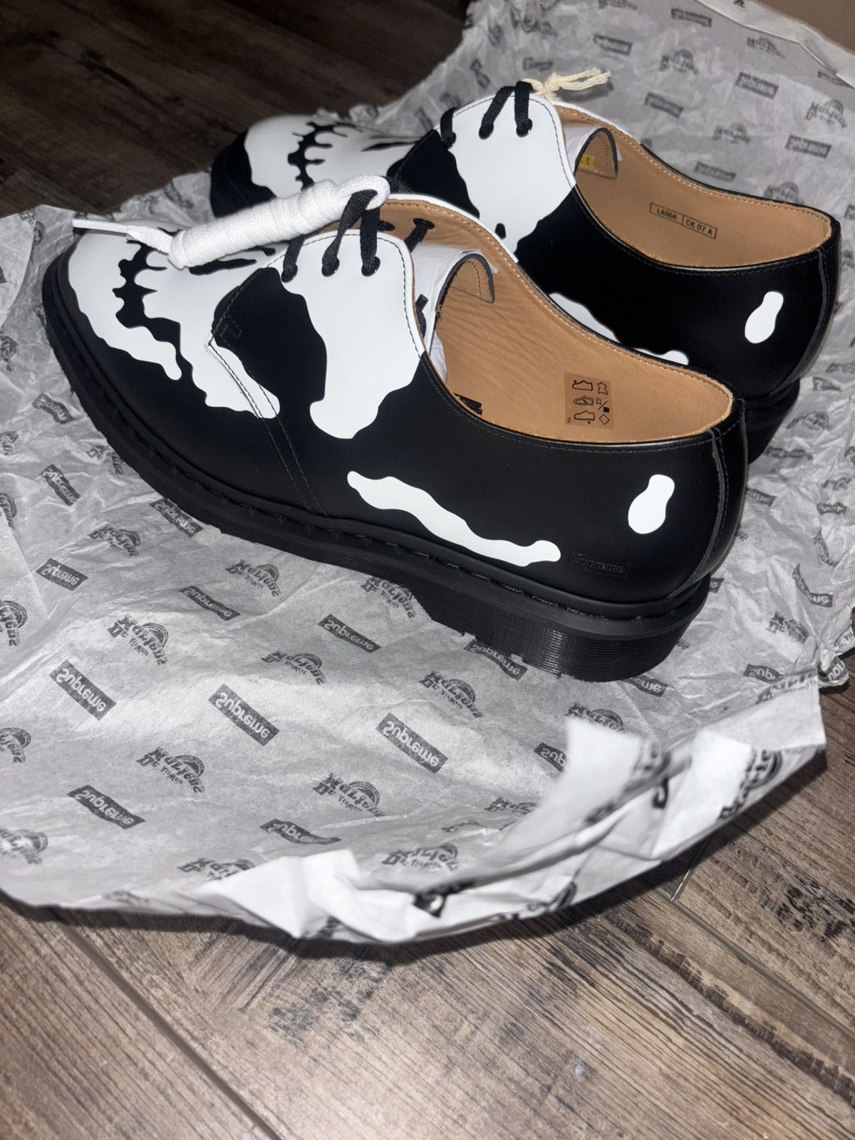 Supreme Dr. Martens 1461 3-Eye Shoe Size US 10.5 / EU 43-44 - 4 Thumbnail