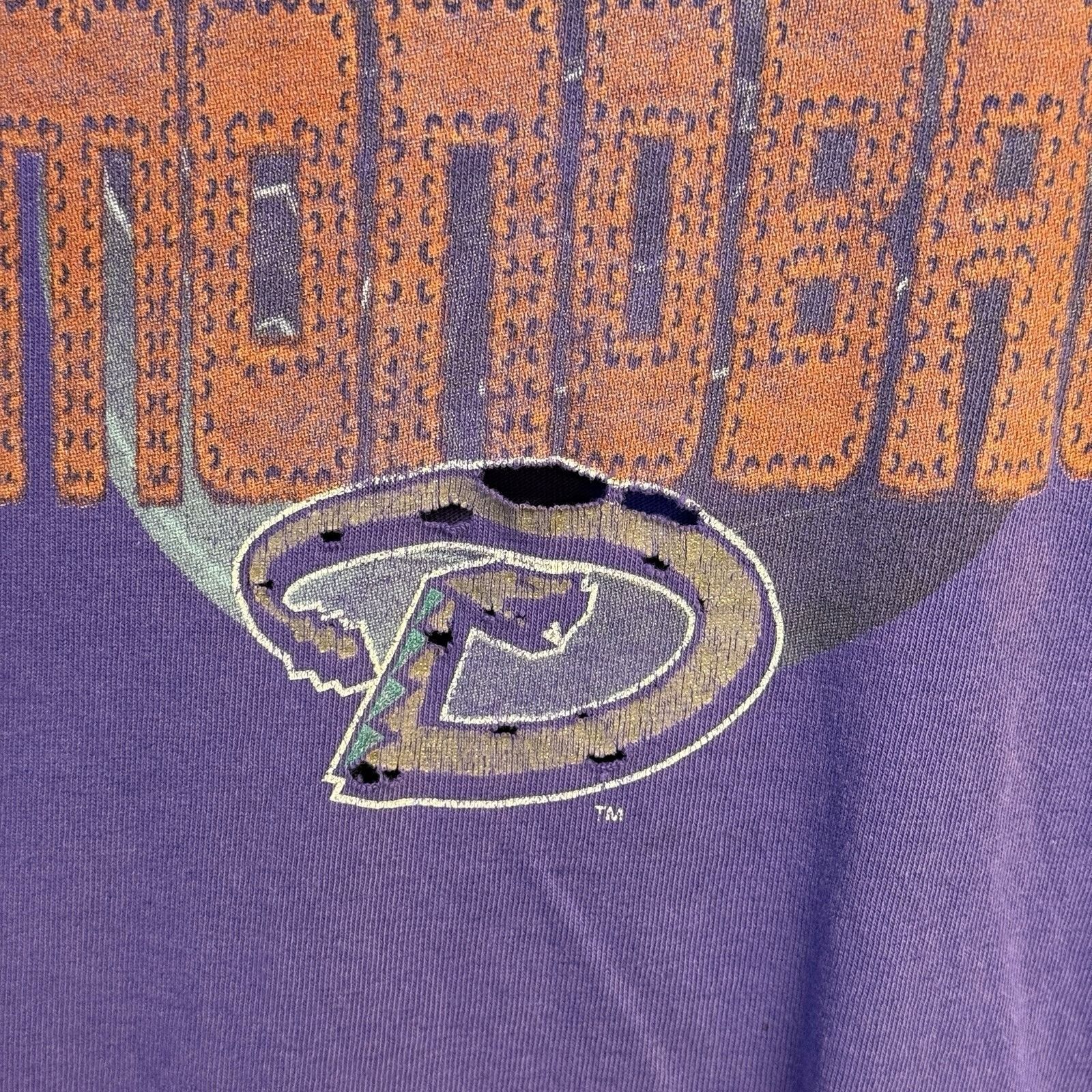 Vintage Vintage Arizona Diamondbacks T Shirt Mens Large 21.5x26.5 Y2 Size US L / EU 52-54 / 3 - 4 Thumbnail