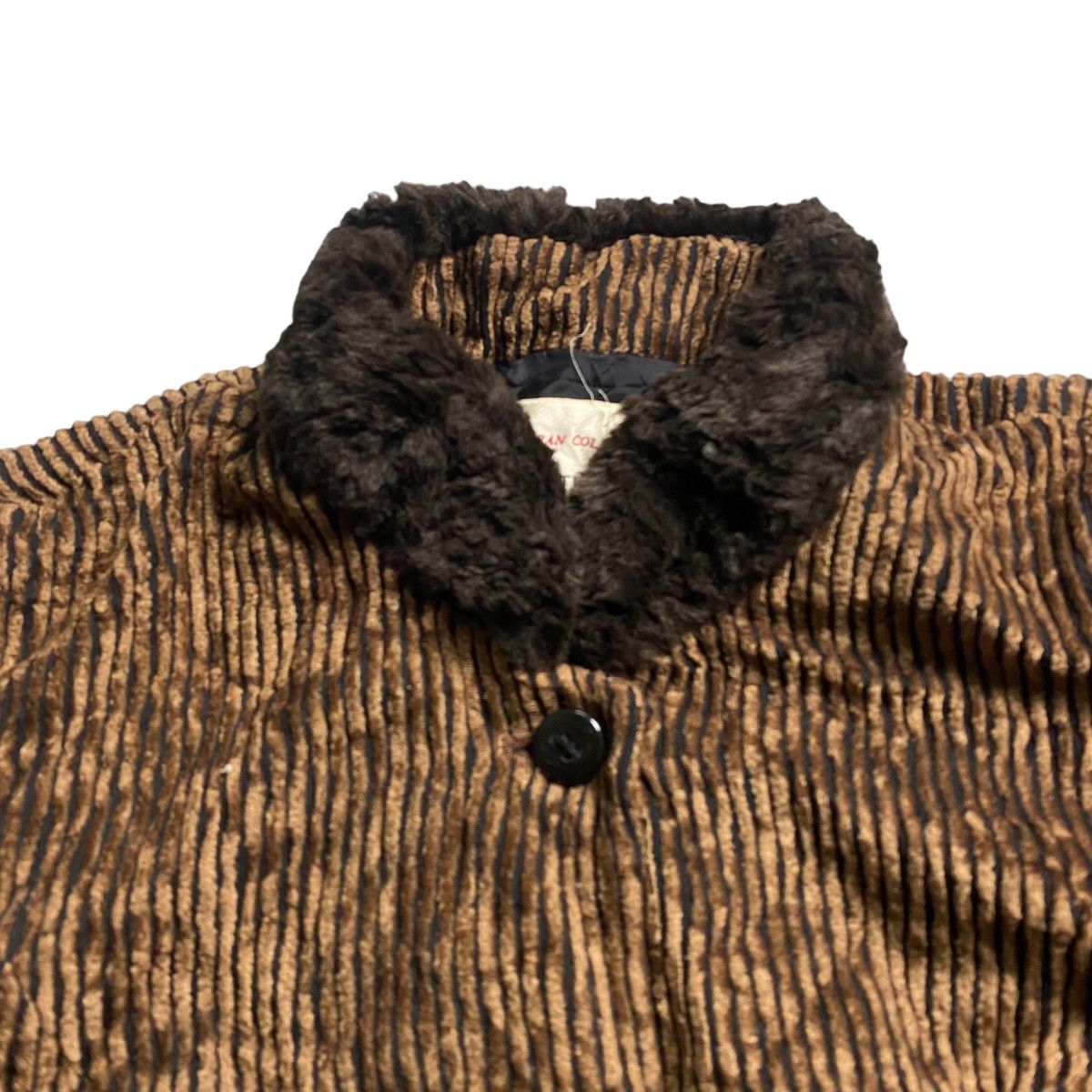 In The Attic Urban Collection Stripe Fur Button Up Sherpa Jacket Size US S / EU 44-46 / 1 - 4 Thumbnail